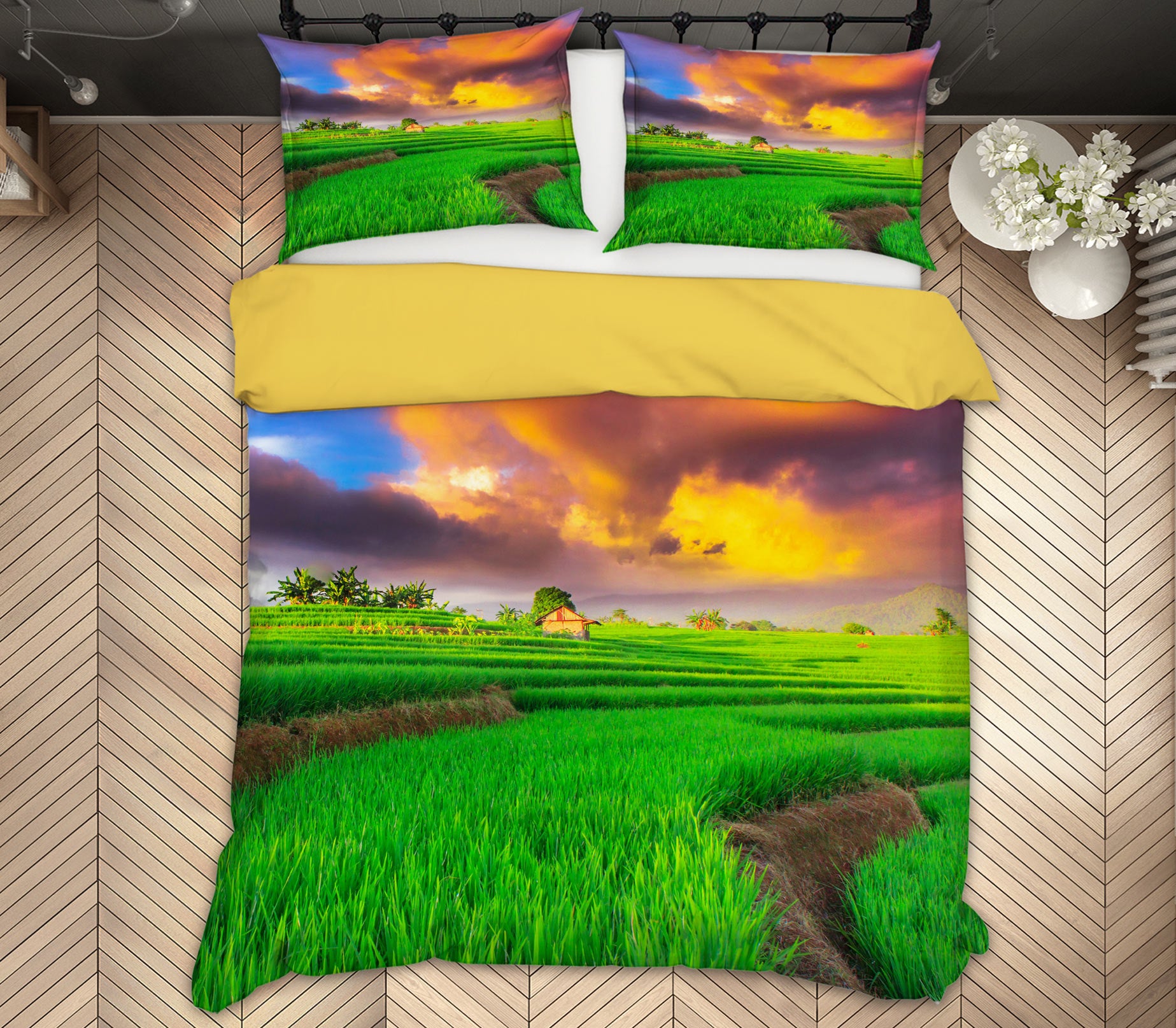 3D Grass 59114 Bed Pillowcases Quilt