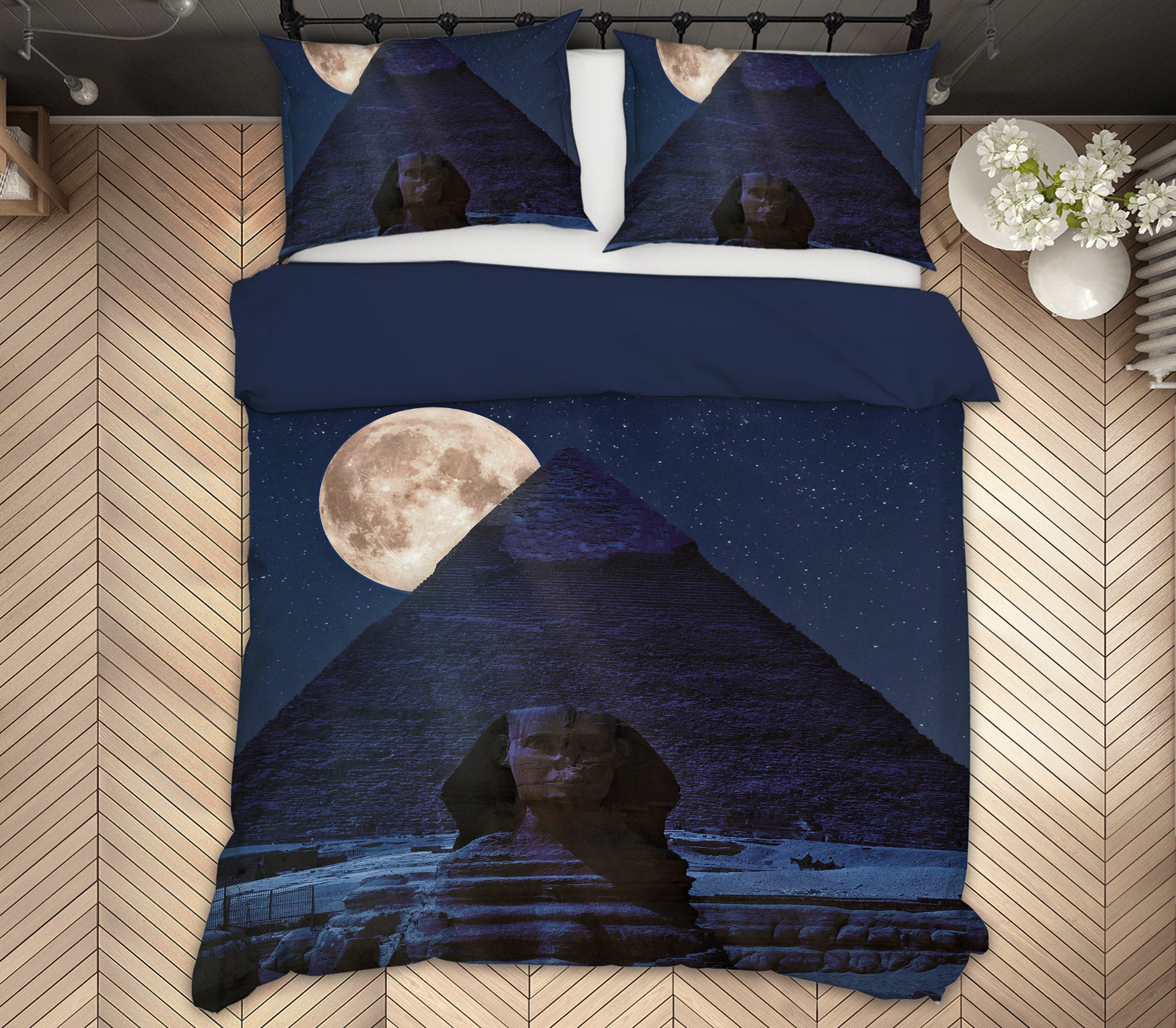 3D Moon Palace 155 Marco Carmassi Bedding Bed Pillowcases Quilt