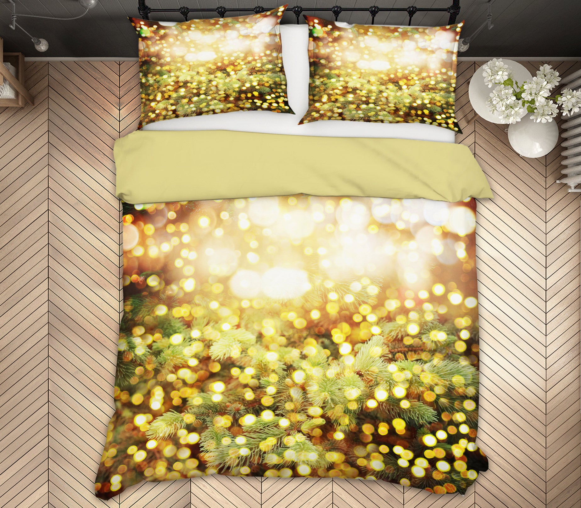3D Aperture 50022 Christmas Quilt Duvet Cover Xmas Bed Pillowcases