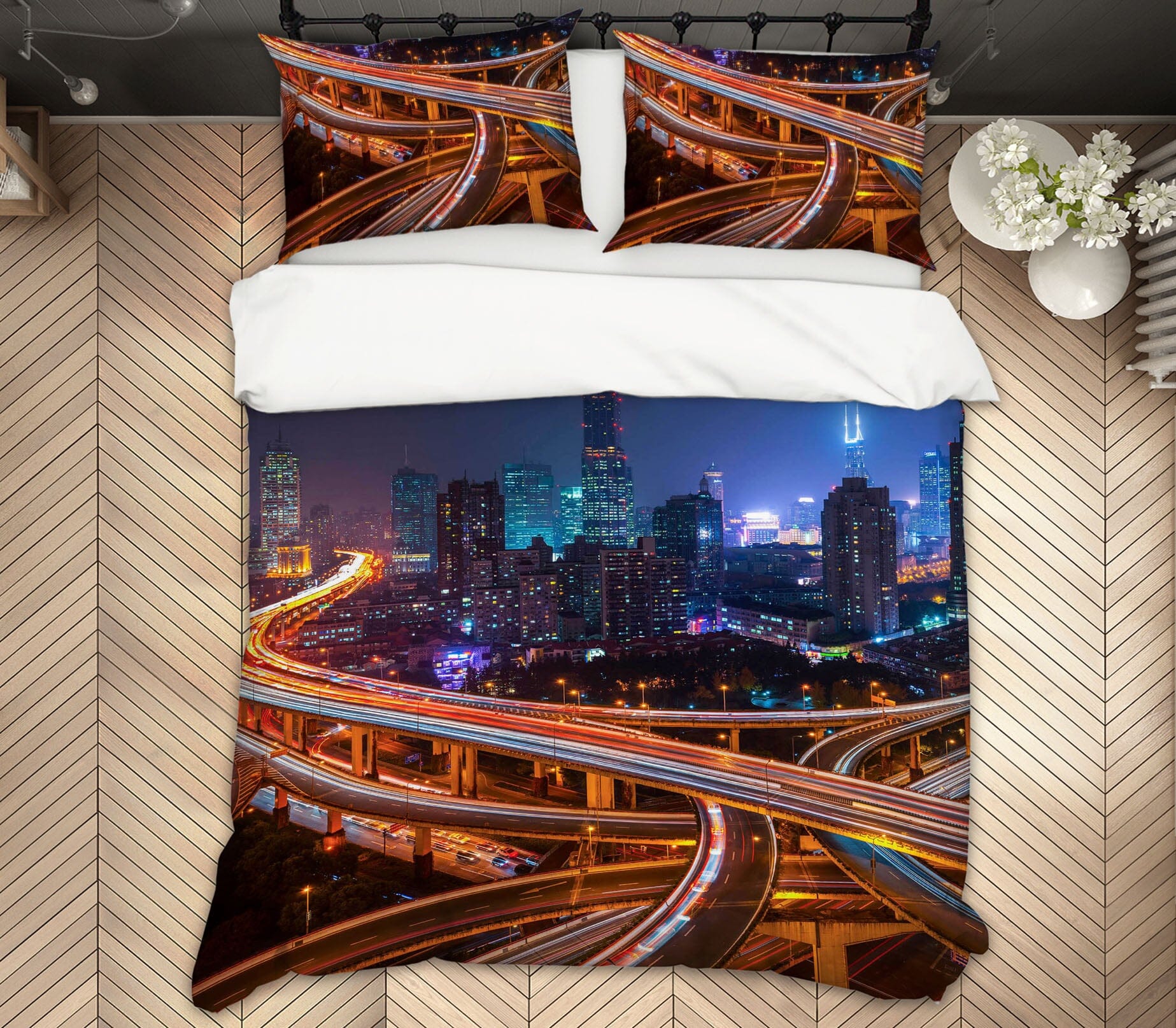 3D Silent City 2108 Marco Carmassi Bedding Bed Pillowcases Quilt Quiet Covers AJ Creativity Home 