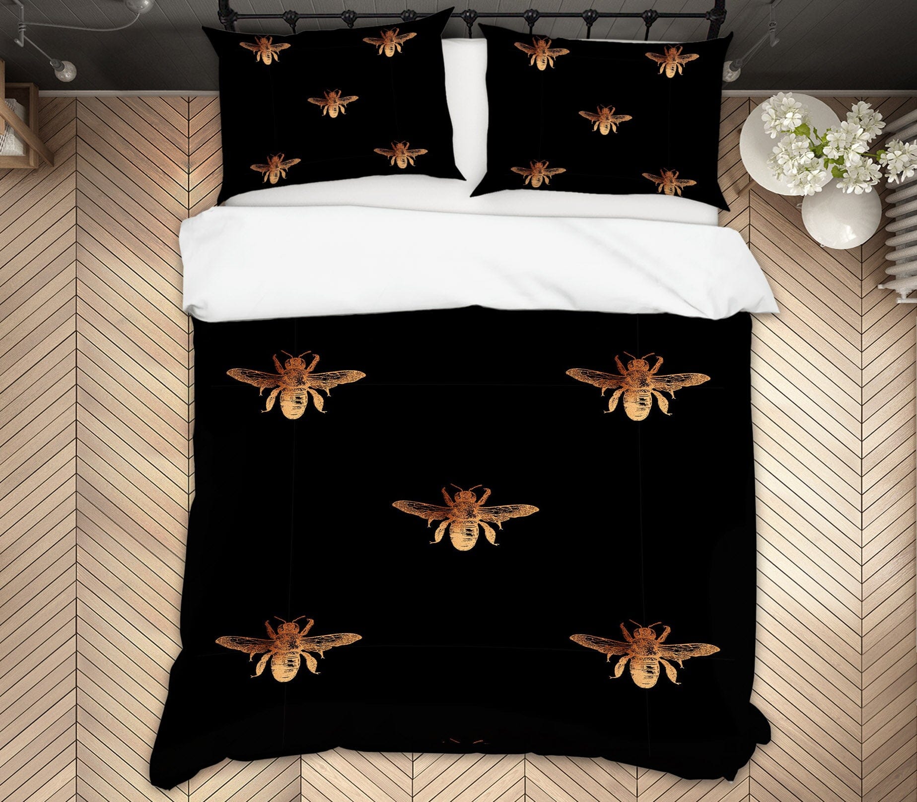 3D Golden Insect 139 Uta Naumann Bedding Bed Pillowcases Quilt Quiet Covers AJ Creativity Home 