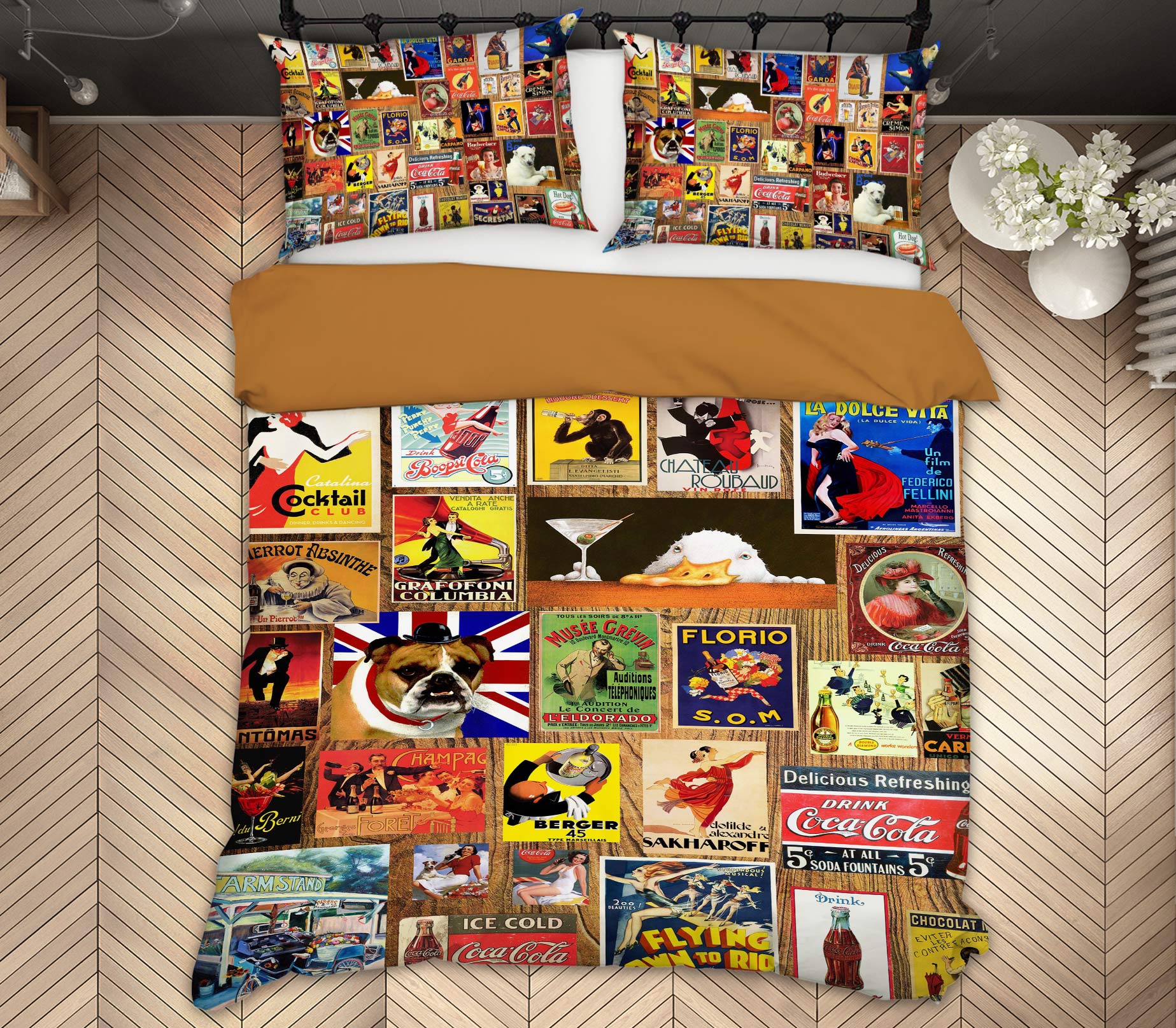 3D Poster 13008 Bed Pillowcases Quilt