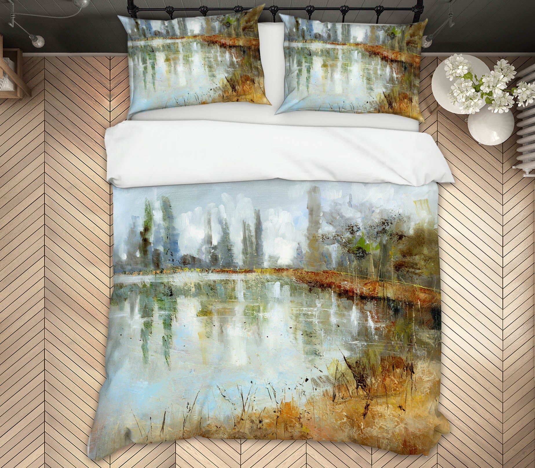 3D Country Road 2012 Anne Farrall Doyle Bedding Bed Pillowcases Quilt Quiet Covers AJ Creativity Home 