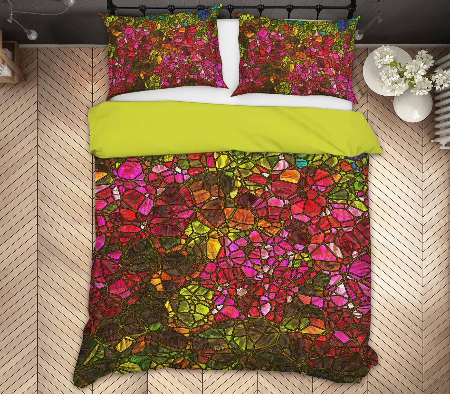 3D Flowers 14013 Bed Pillowcases Quilt