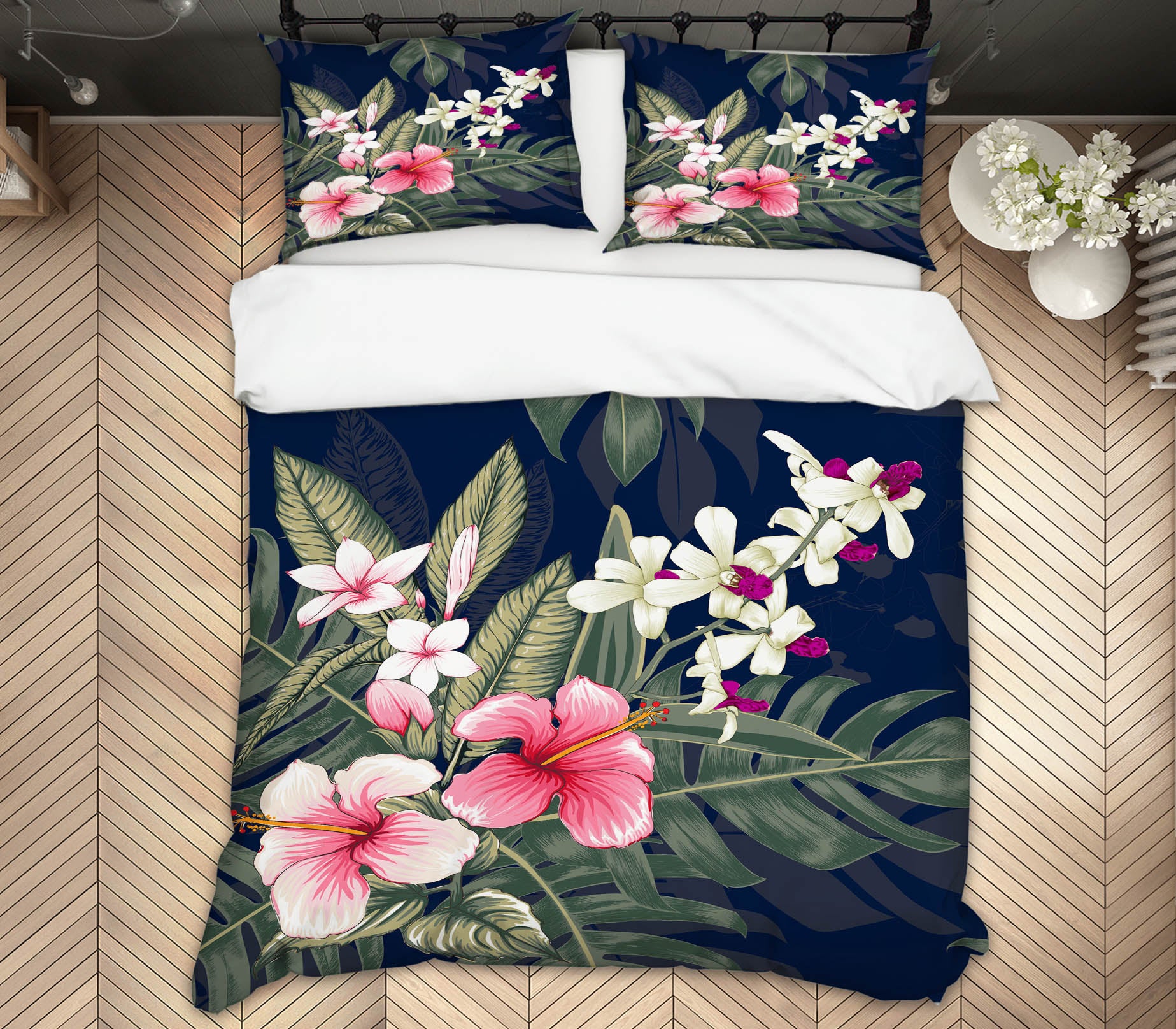 3D Bouquet 61036 Bed Pillowcases Quilt