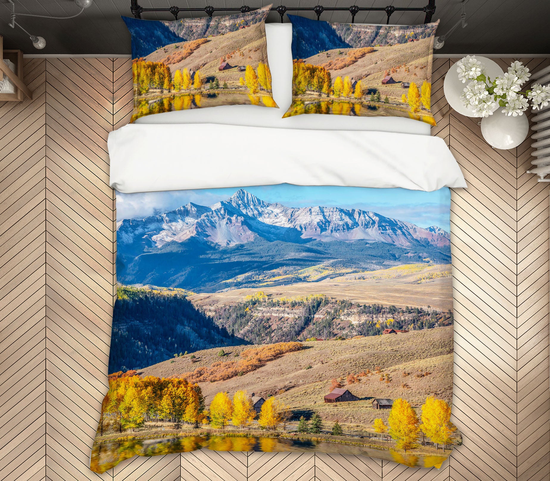 3D Autumn Colors 010 Marco Carmassi Bedding Bed Pillowcases Quilt