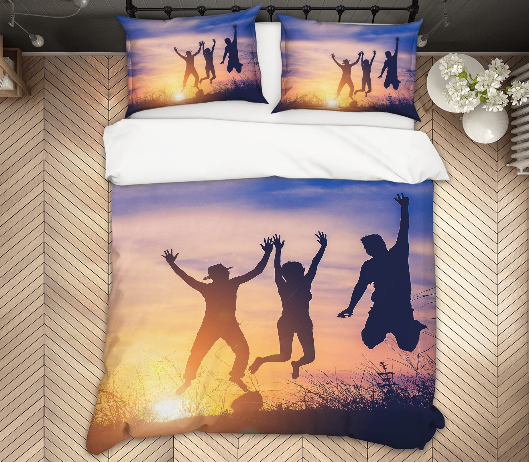 3D Jump 14162 Bed Pillowcases Quilt