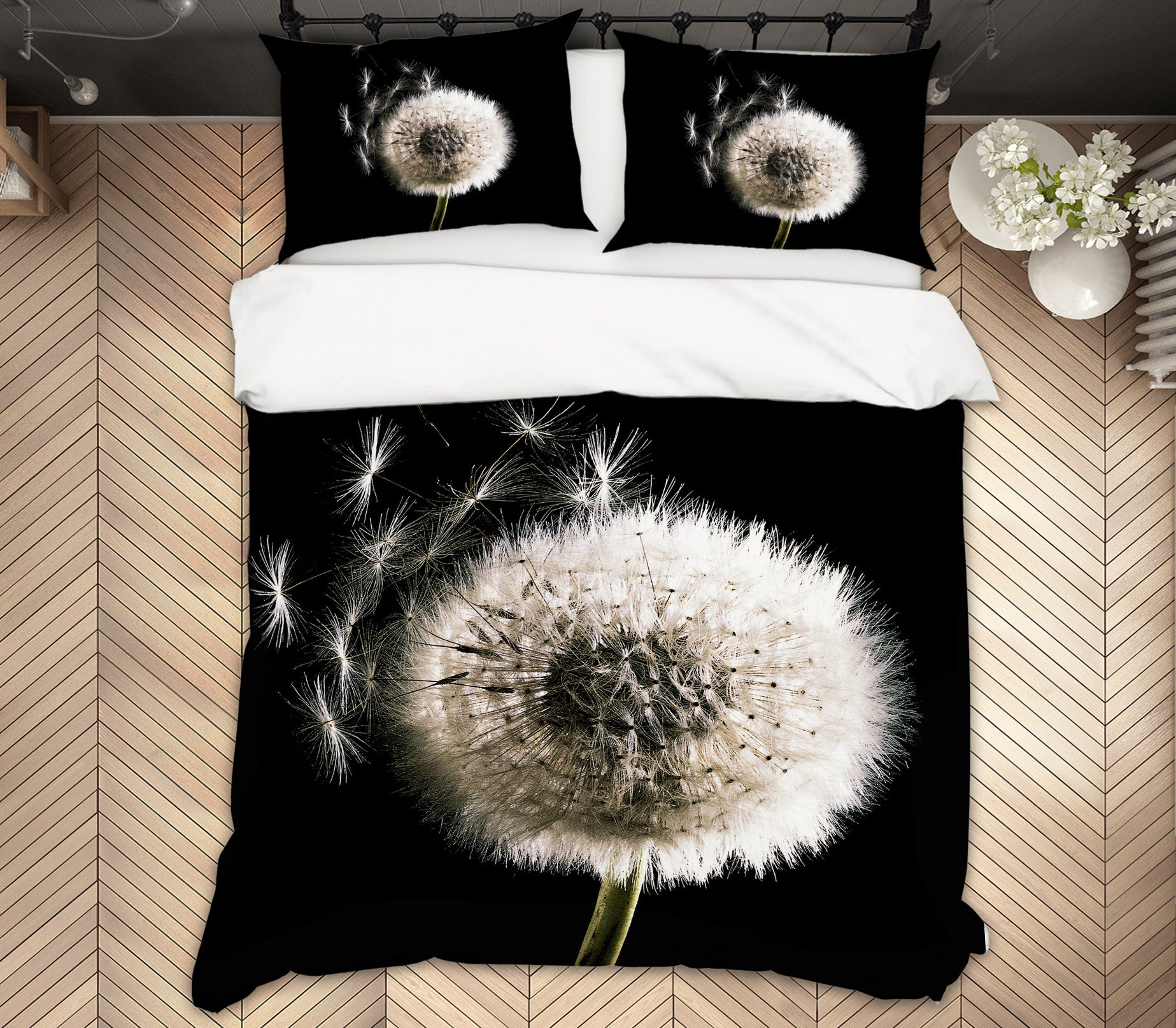 3D Dandelion 60199 Bed Pillowcases Quilt