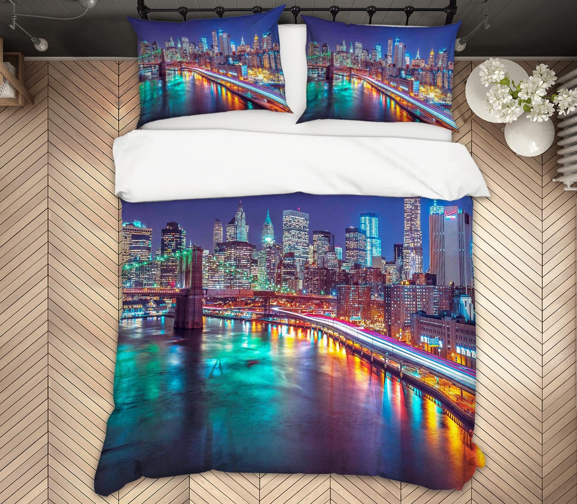 3D Paris Lights 2008 Assaf Frank Bedding Bed Pillowcases Quilt Quiet Covers AJ Creativity Home 