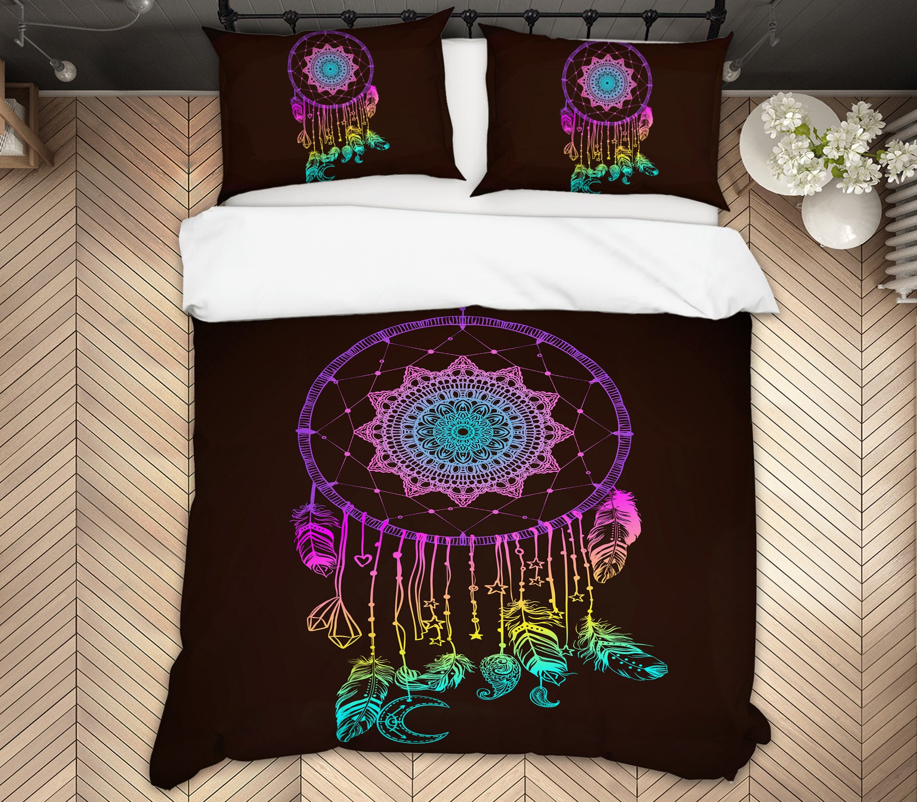 3D Color Dream Catcher 15023 Bed Pillowcases Quilt