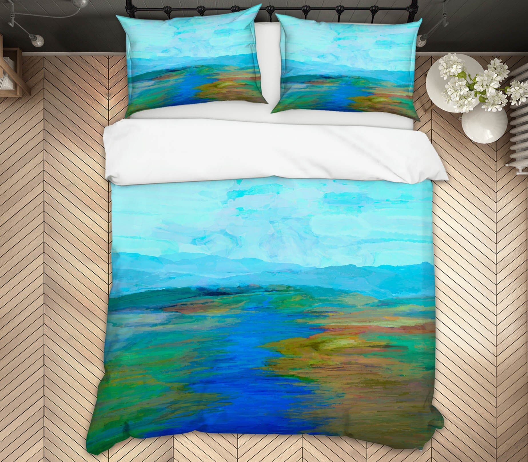 3D Undersea Channel 2114 Michael Tienhaara Bedding Bed Pillowcases Quilt Quiet Covers AJ Creativity Home 