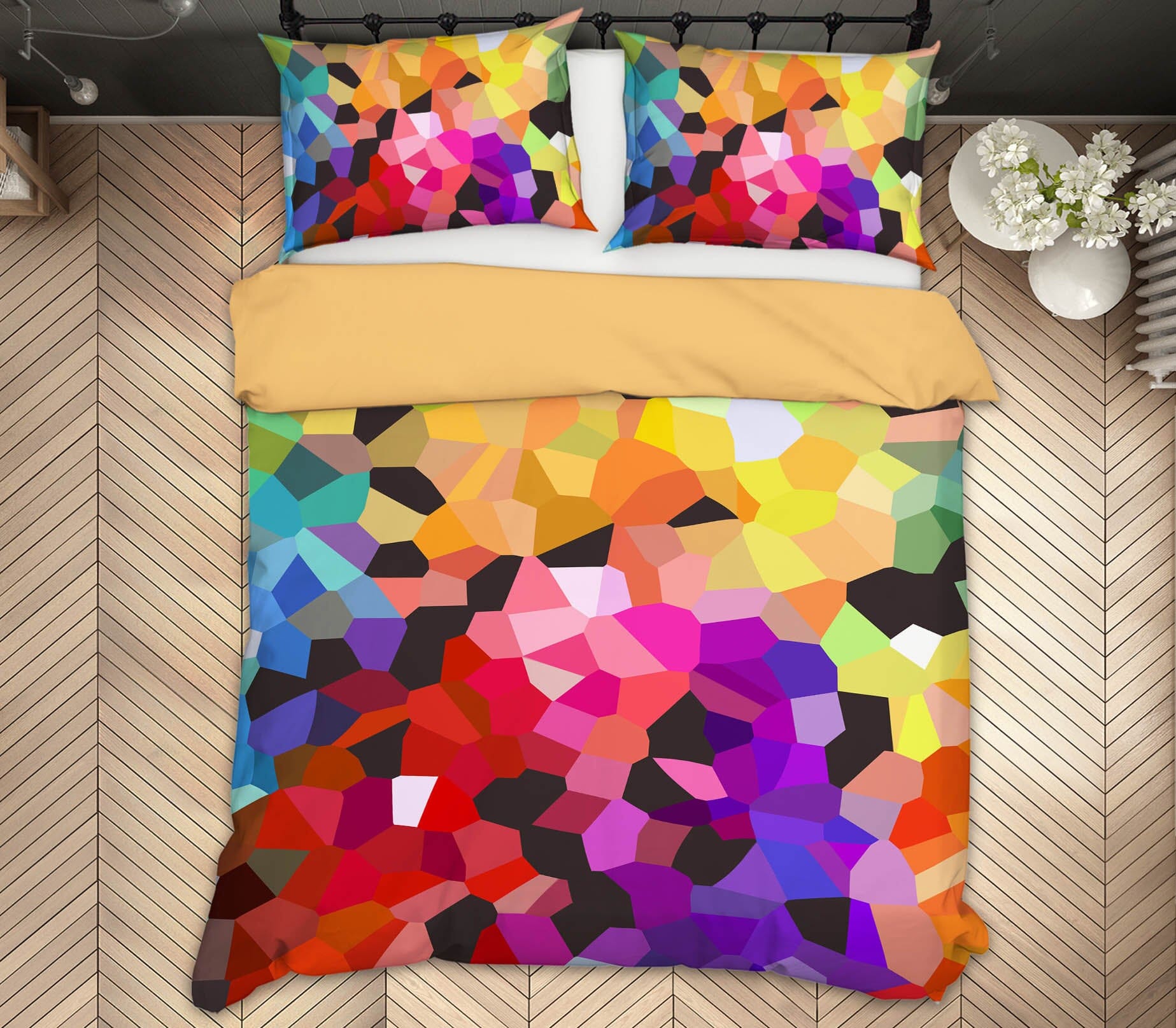 3D Dazzling Color 2002 Shandra Smith Bedding Bed Pillowcases Quilt Quiet Covers AJ Creativity Home 