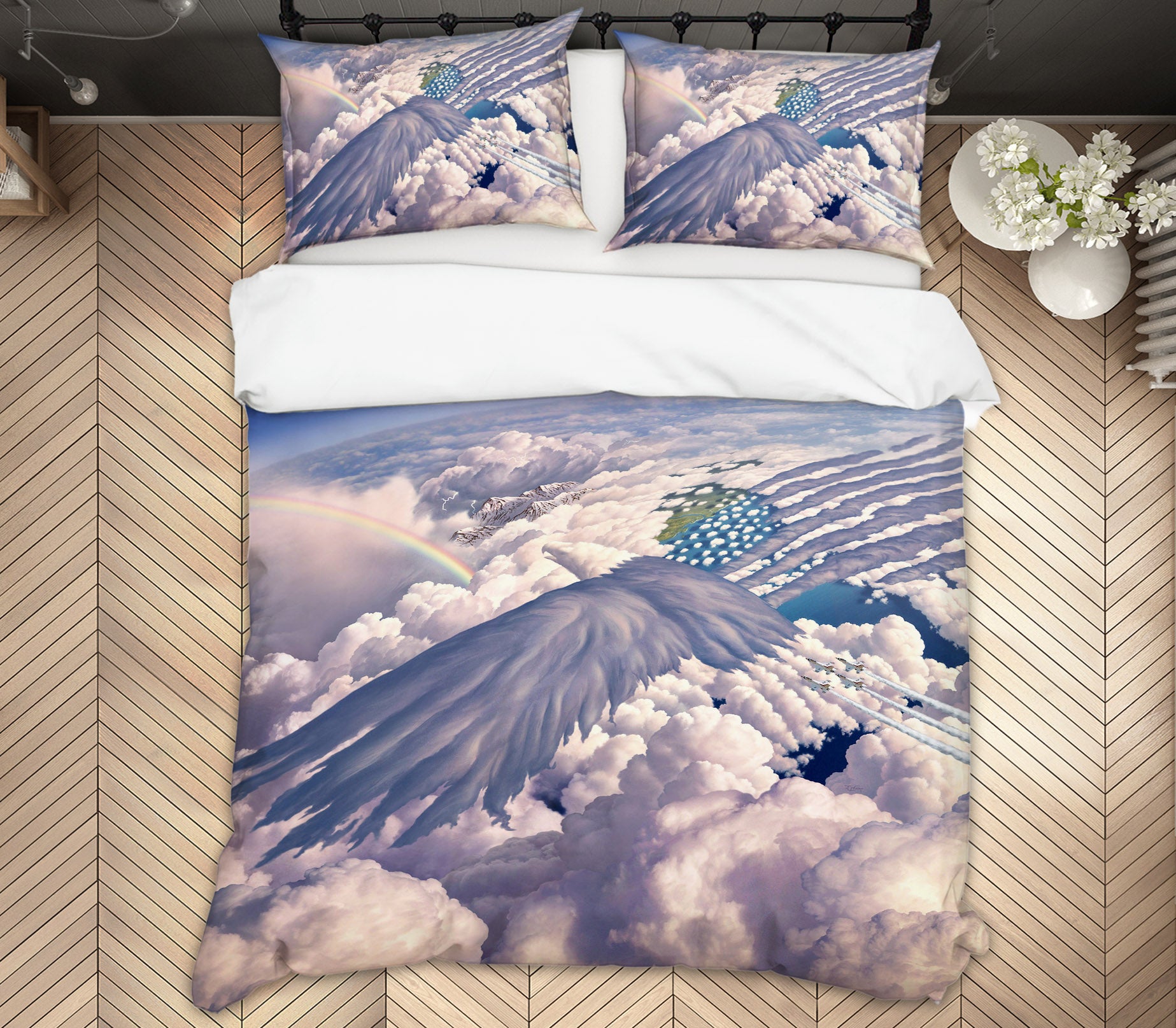 3D Clouds 86035 Jerry LoFaro bedding Bed Pillowcases Quilt