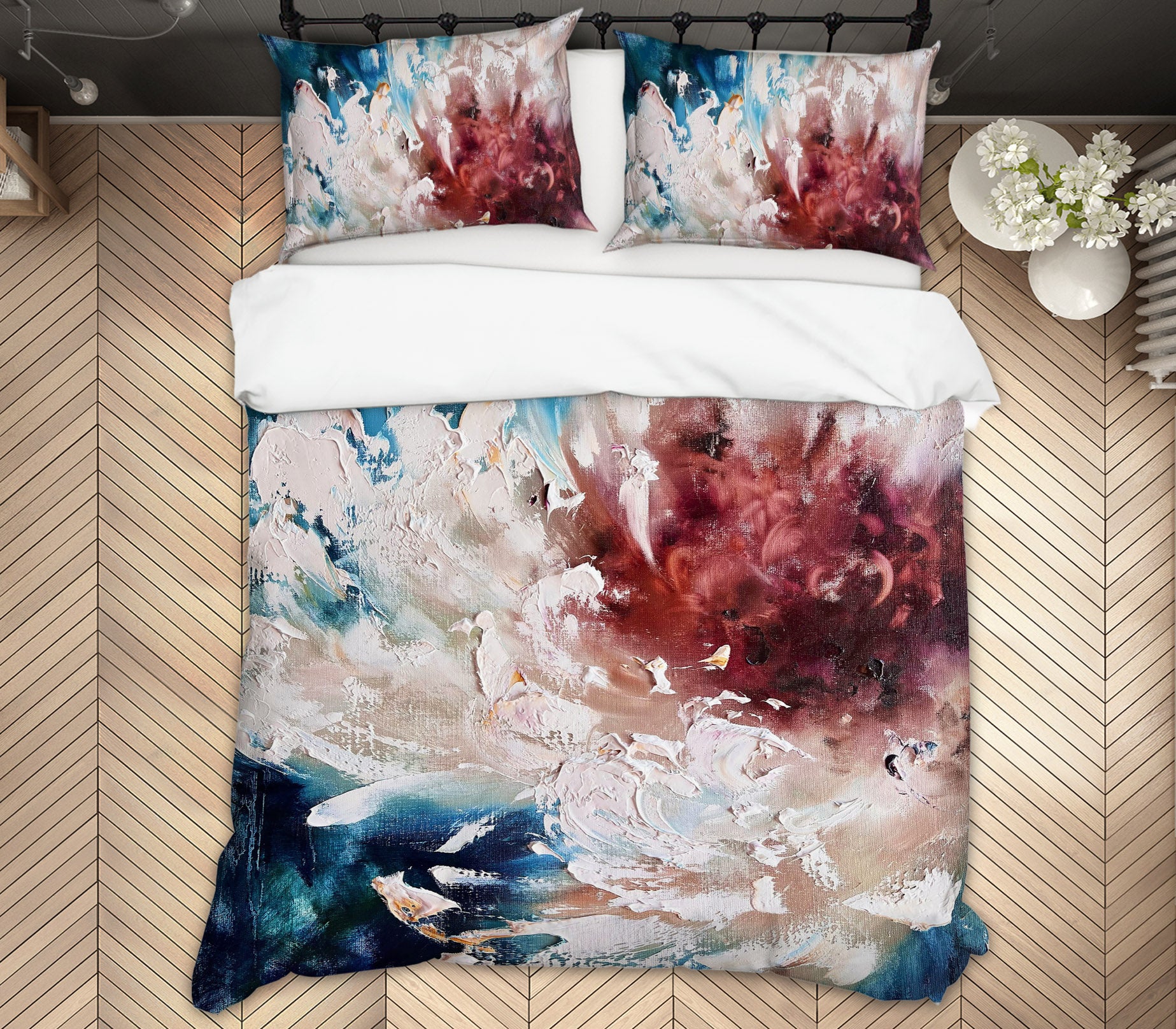 3D Painted Flowers 533 Skromova Marina Bedding Bed Pillowcases Quilt