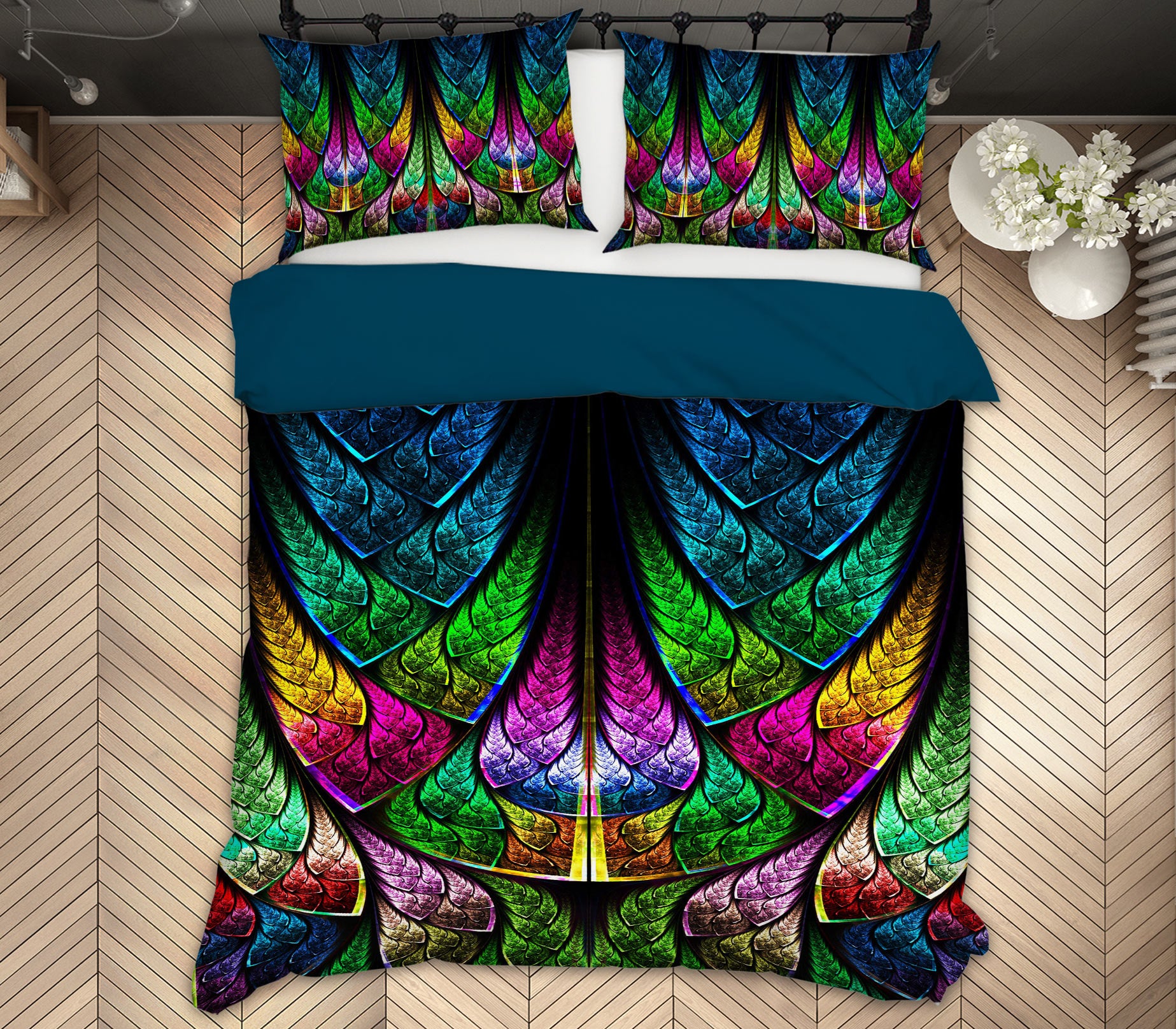 3D Color Gradient 13166 Bed Pillowcases Quilt