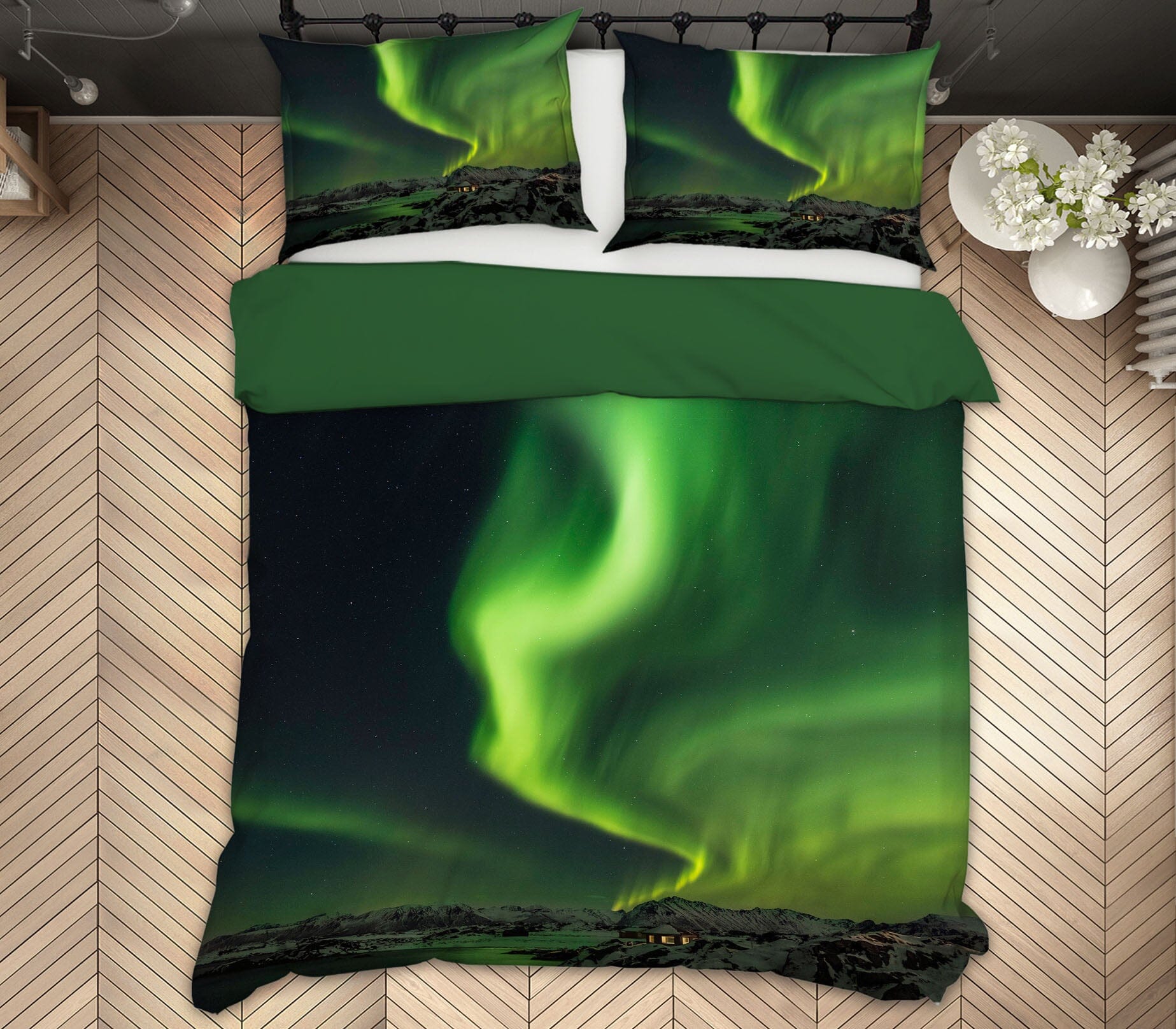 3D Green Light 2149 Marco Carmassi Bedding Bed Pillowcases Quilt Quiet Covers AJ Creativity Home 