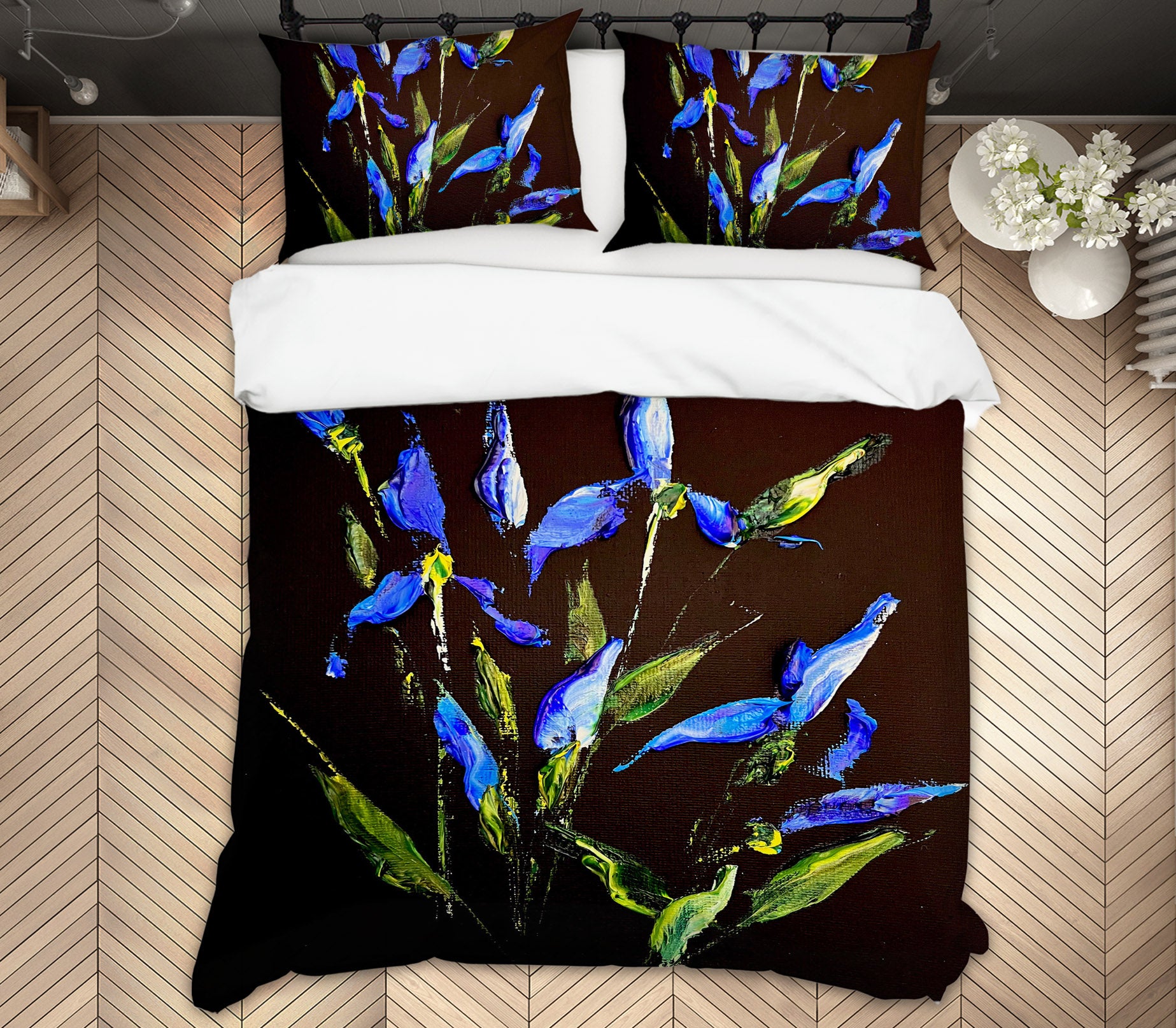 3D Blue Flower 3798 Skromova Marina Bedding Bed Pillowcases Quilt Cover Duvet Cover