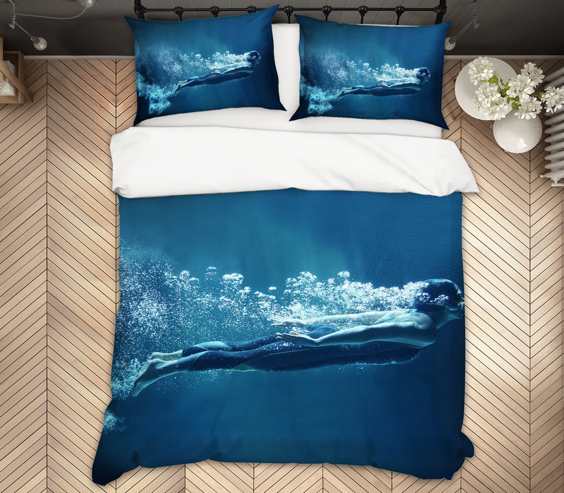 3D Swim 14130 Bed Pillowcases Quilt