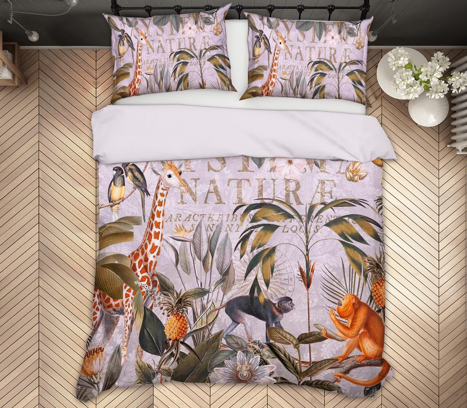 3D Animal Home 2138 Andrea haase Bedding Bed Pillowcases Quilt Quiet Covers AJ Creativity Home 