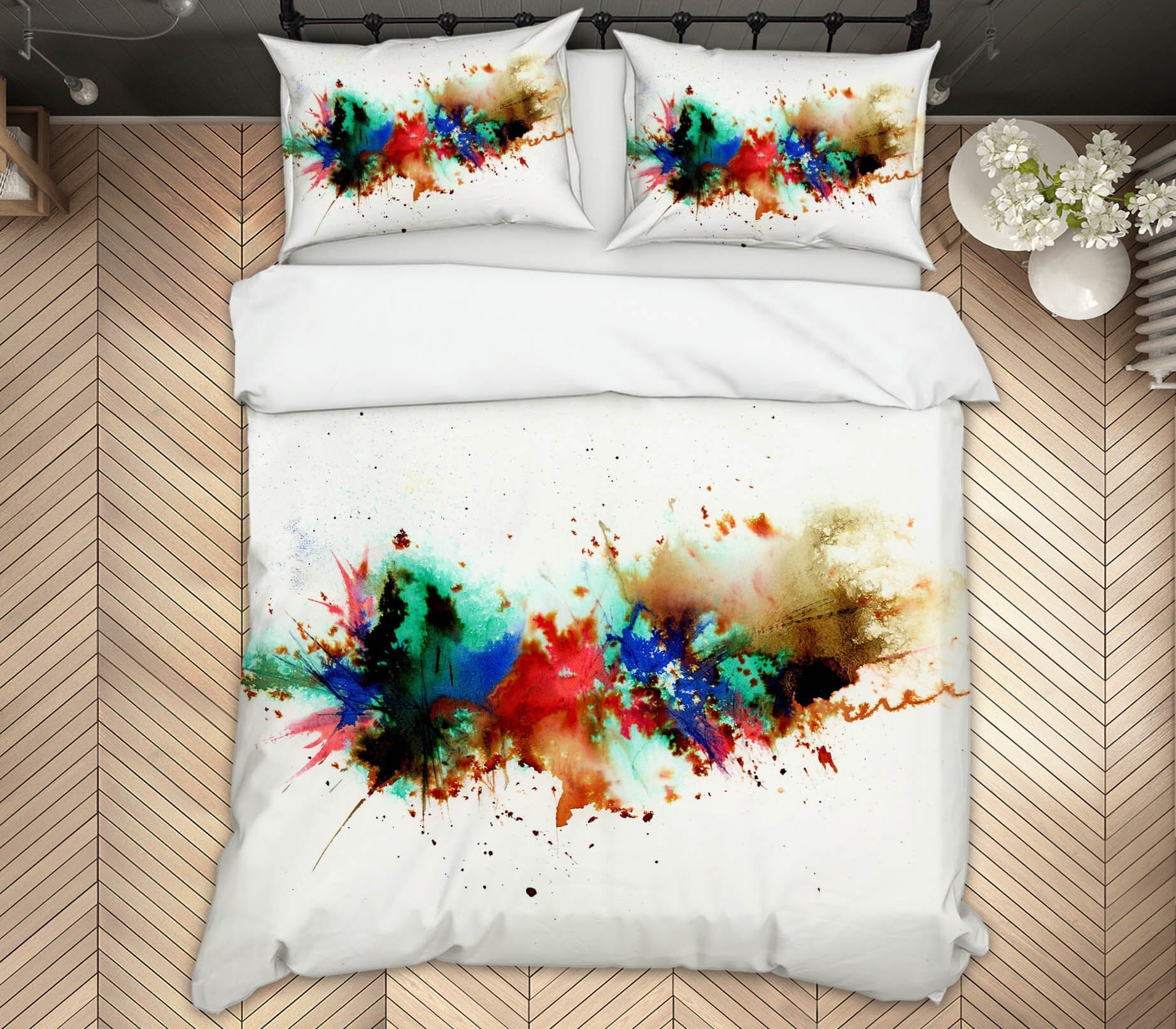 3D Color Splash 2009 Anne Farrall Doyle Bedding Bed Pillowcases Quilt Quiet Covers AJ Creativity Home 