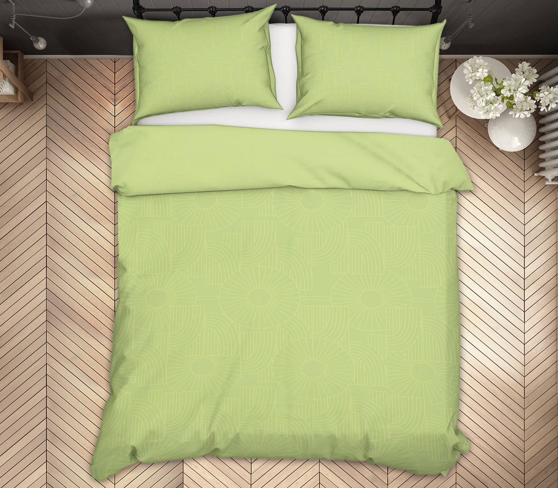 3D Green 98158 Kasumi Loffler Bedding Bed Pillowcases Quilt