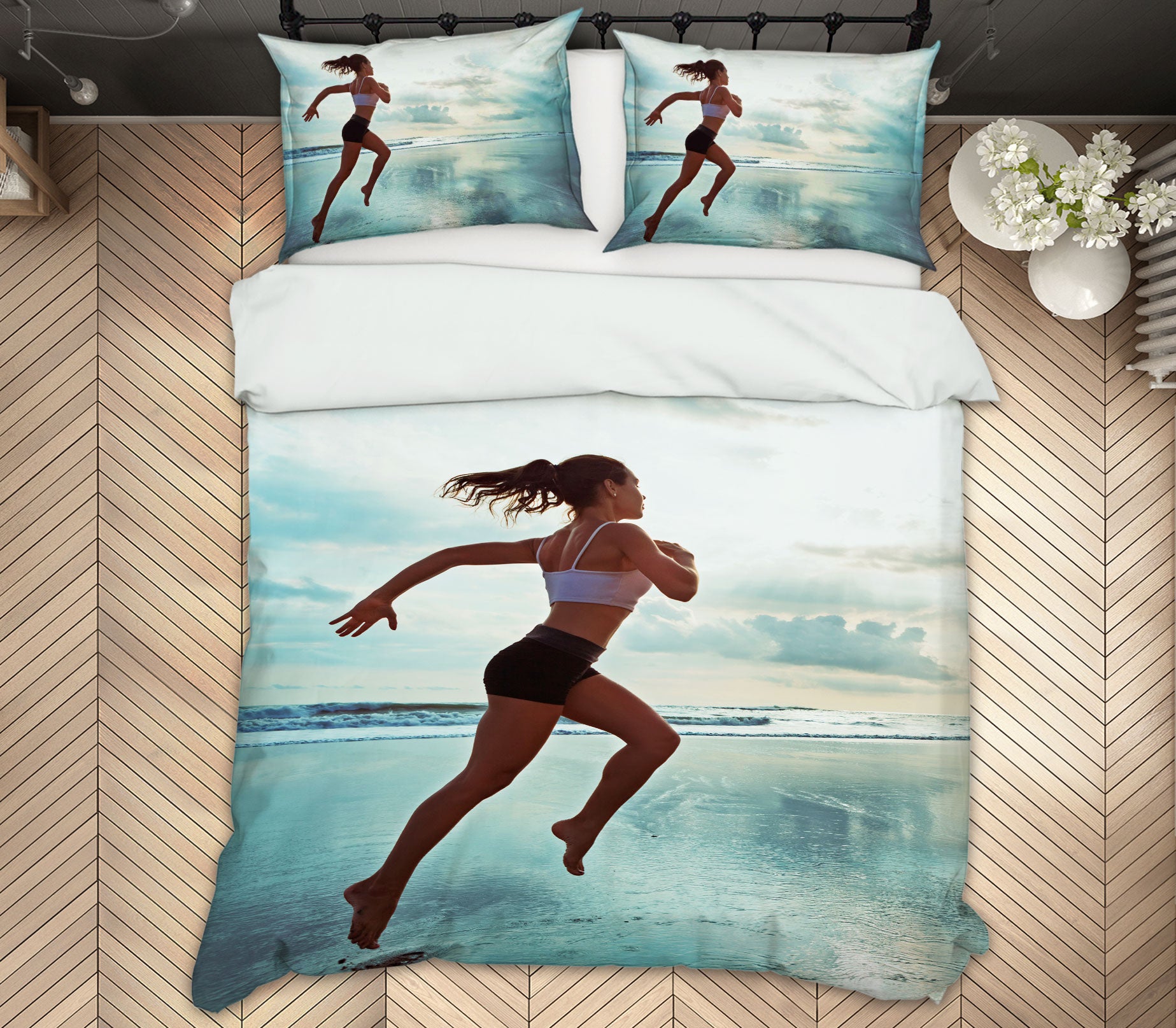 3D Jump 14117 Bed Pillowcases Quilt