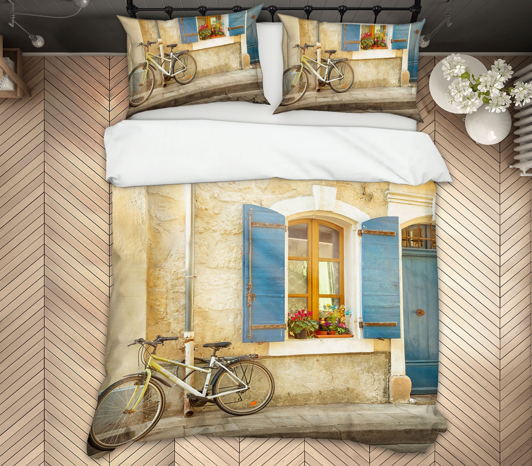3D Arles Bicycle 006 Marco Carmassi Bedding Bed Pillowcases Quilt