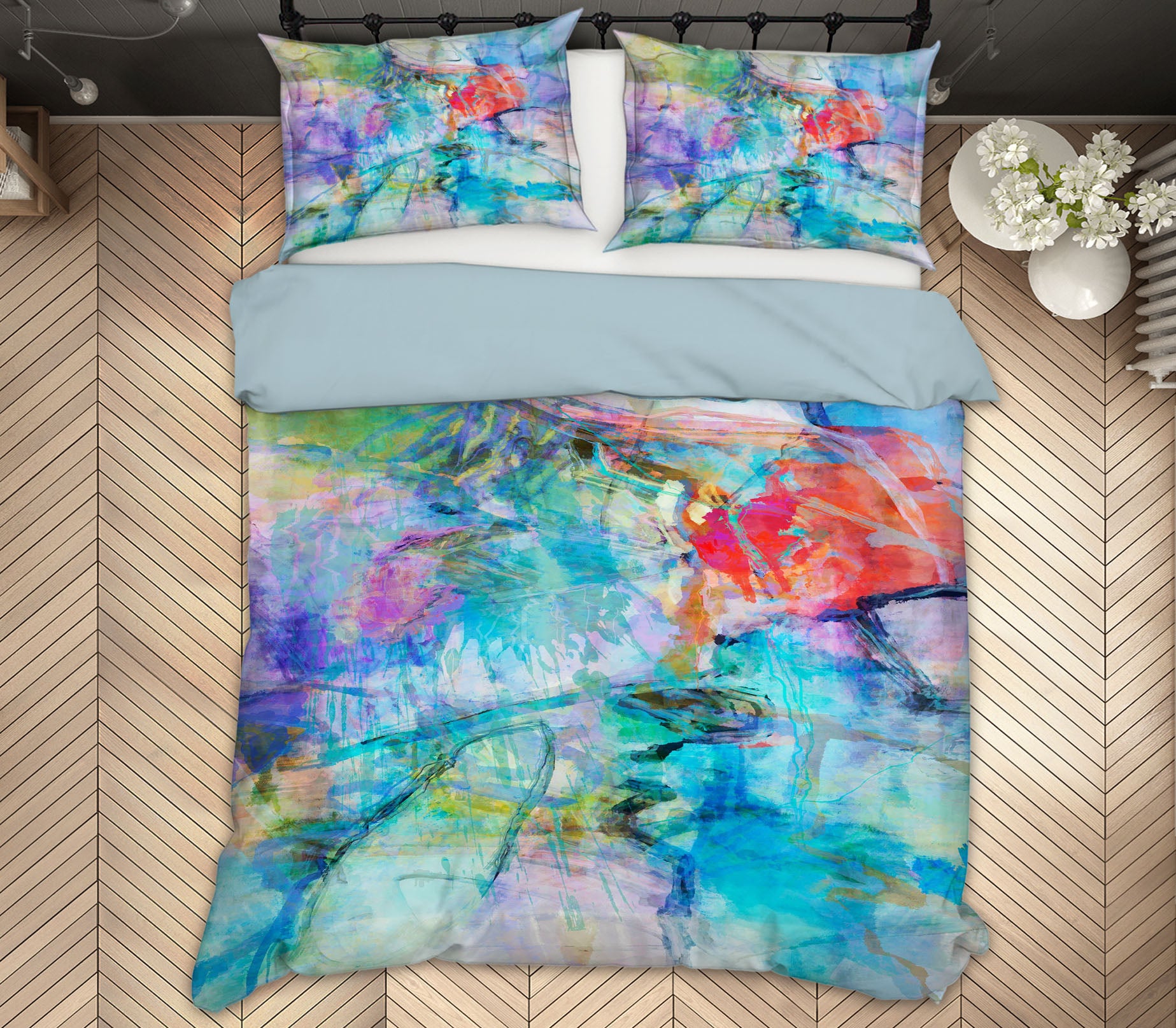 3D Green Texture 1025 Michael Tienhaara Bedding Bed Pillowcases Quilt