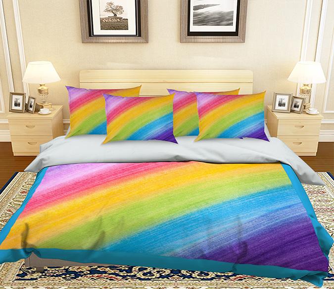 3D Seven Colors 171 Bed Pillowcases Quilt Wallpaper AJ Wallpaper 