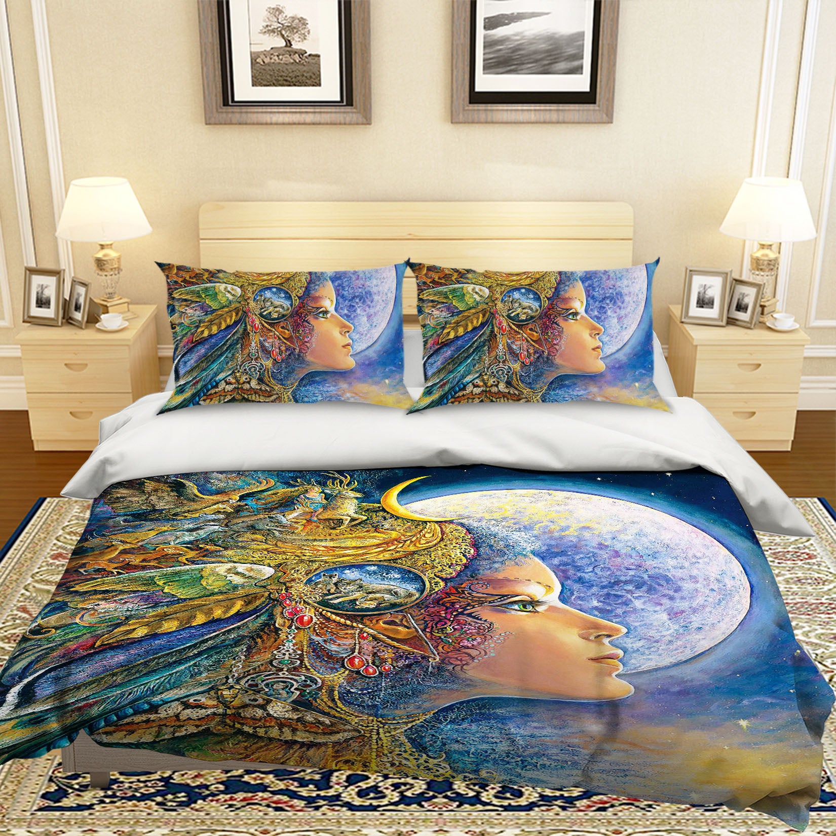 3D Female Planet 12150 Bed Pillowcases Quilt