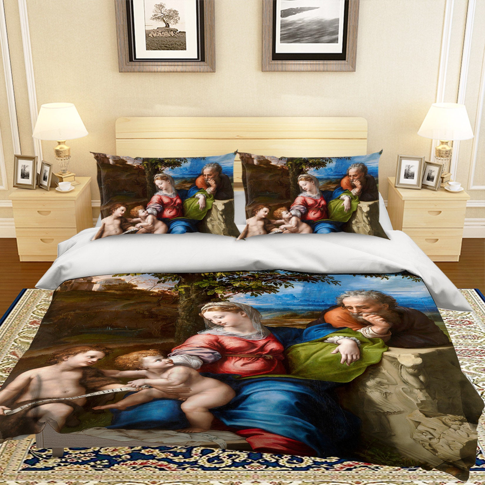 3D Adults Children 12182 Bed Pillowcases Quilt