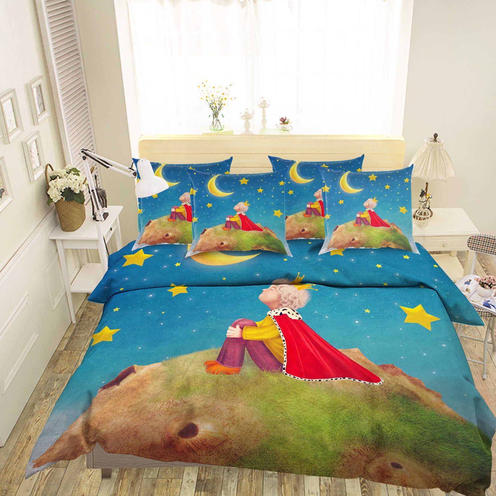 3D Little Prince 1 Bed Pillowcases Quilt Wallpaper AJ Wallpaper 