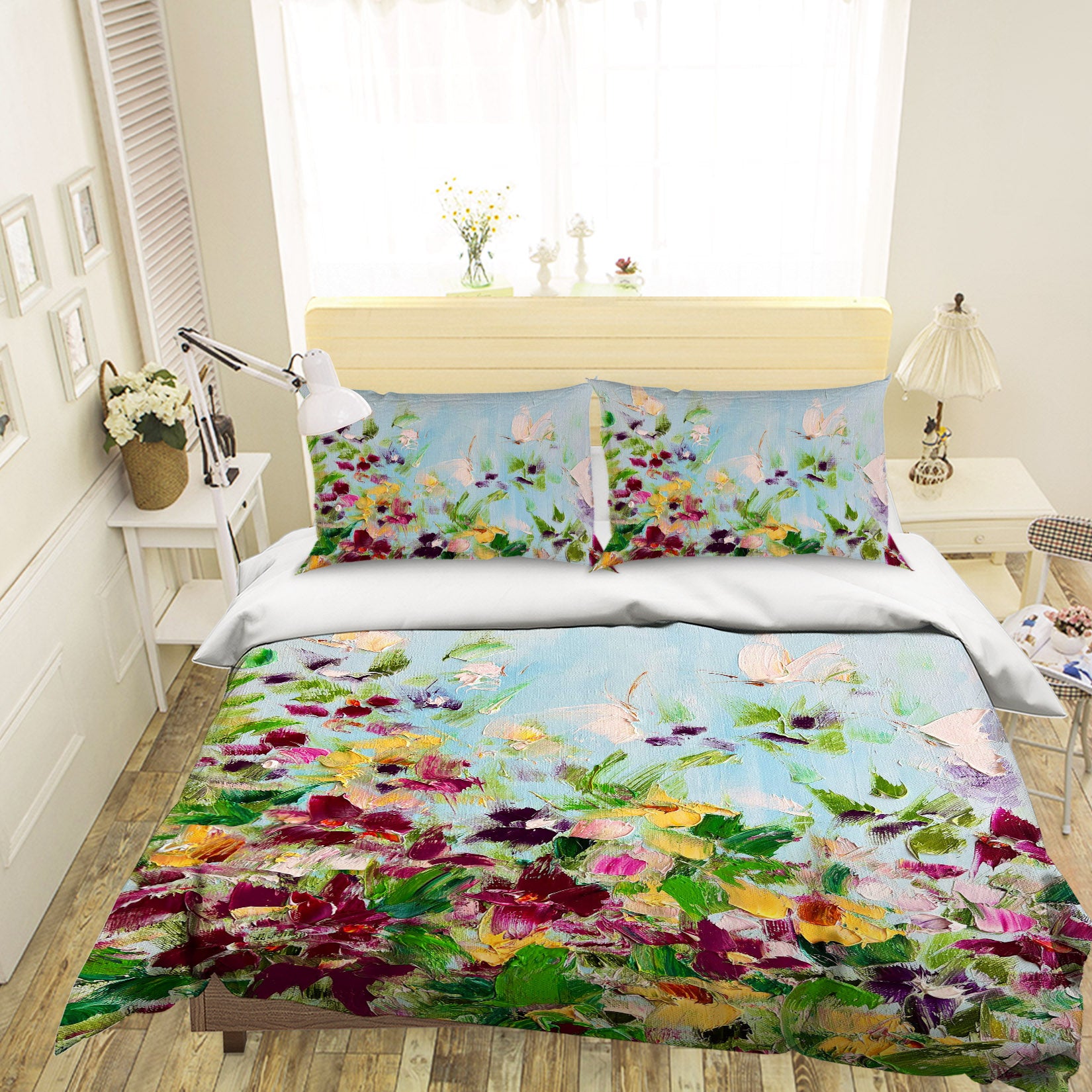 3D Butterfly Garden 601 Skromova Marina Bedding Bed Pillowcases Quilt