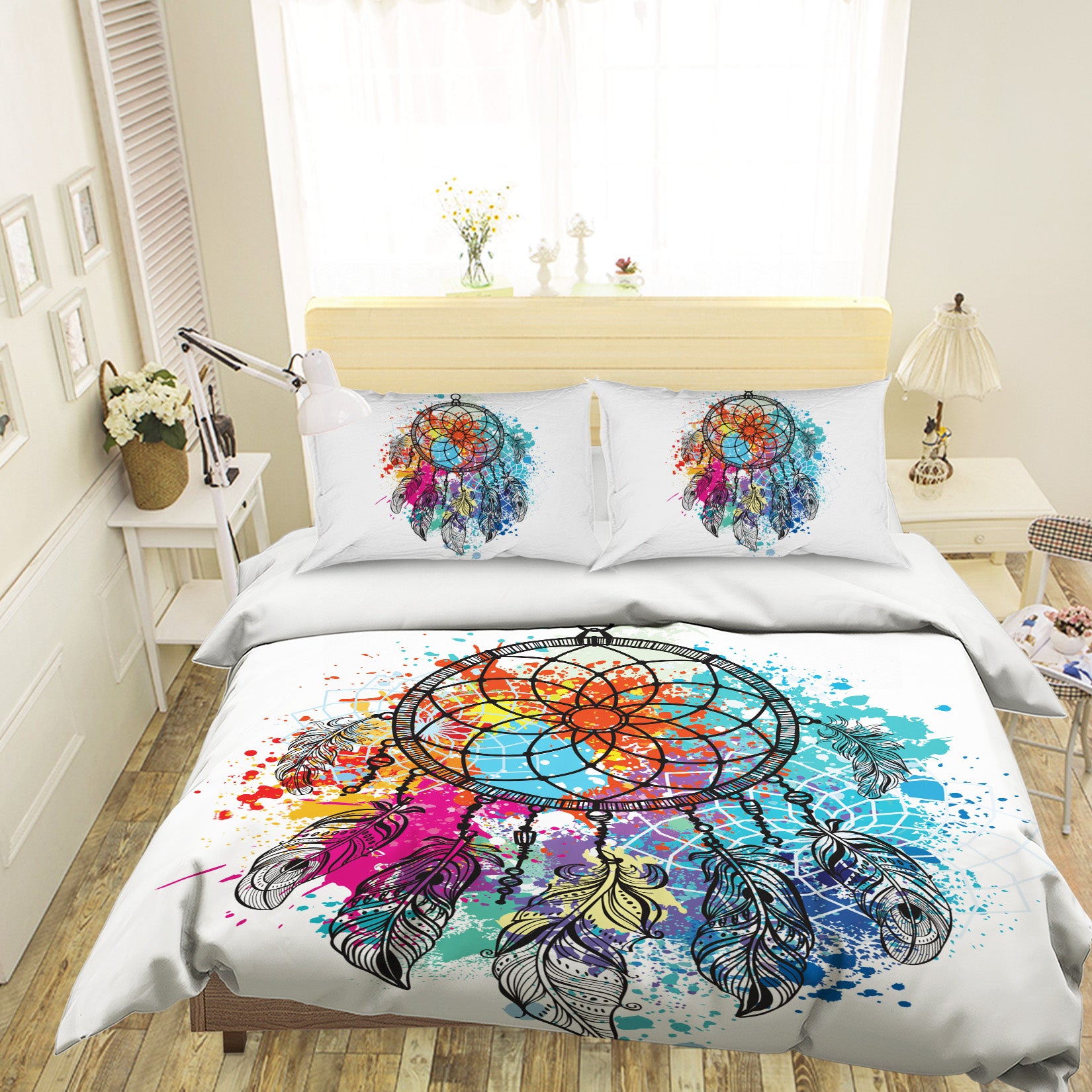 3D Color Dream Catcher 15011 Bed Pillowcases Quilt