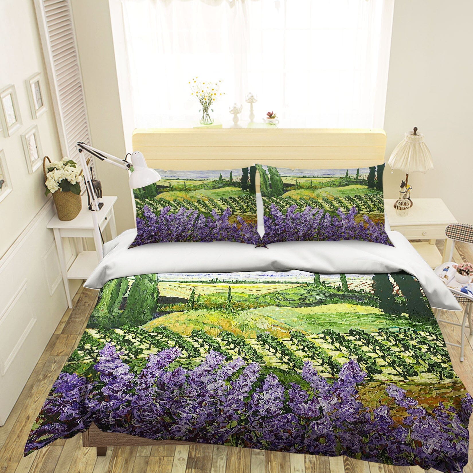 3D Chinaberry Hill 2118 Allan P. Friedlander Bedding Bed Pillowcases Quilt Quiet Covers AJ Creativity Home 