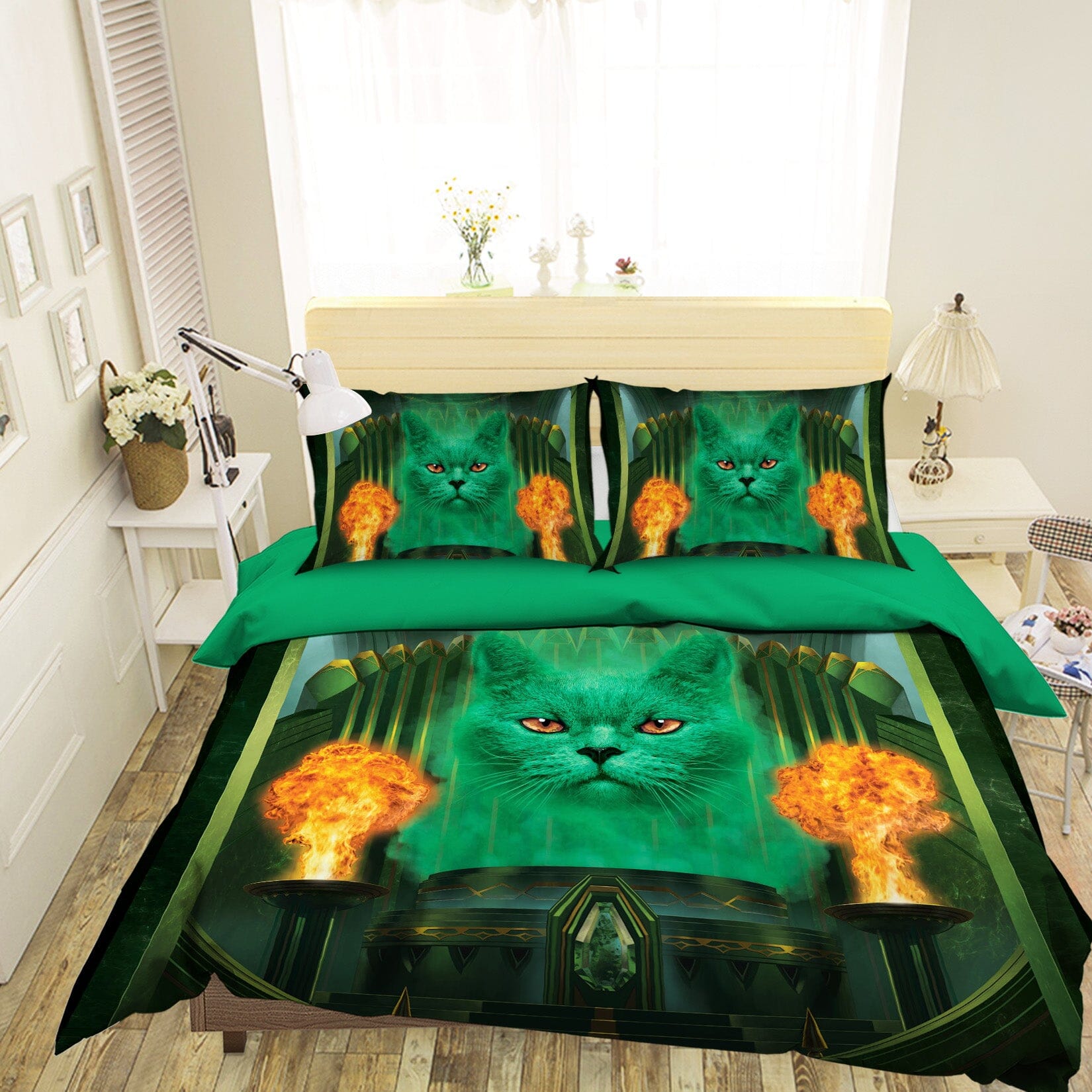 3D Cat The Great And Powerful Def 025 Bed Pillowcases Quilt Exclusive Designer Vincent Quiet Covers AJ Creativity Home 