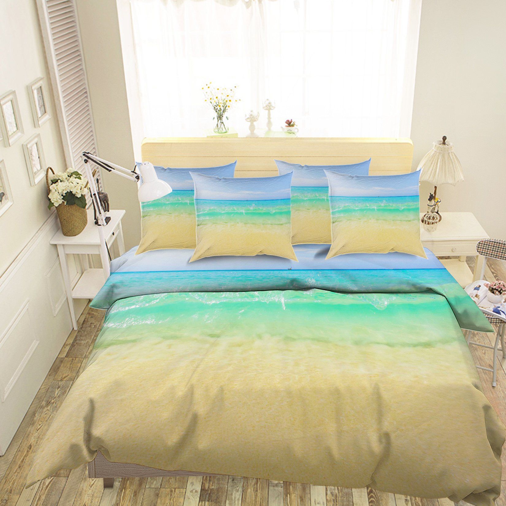 3D Endless Sea 34 Bed Pillowcases Quilt Wallpaper AJ Wallpaper 