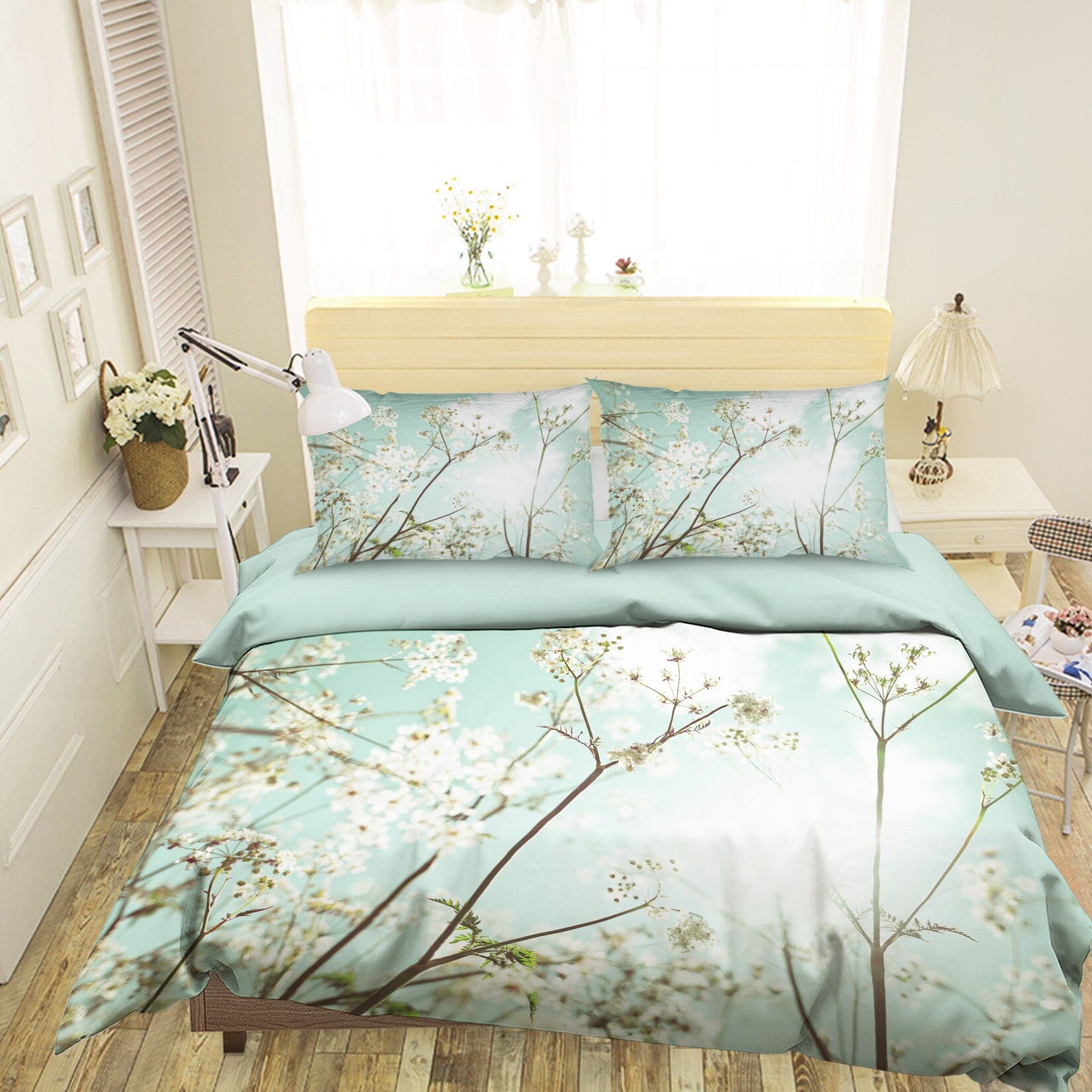 3D Sunshine Flower 2006 Assaf Frank Bedding Bed Pillowcases Quilt Quiet Covers AJ Creativity Home 