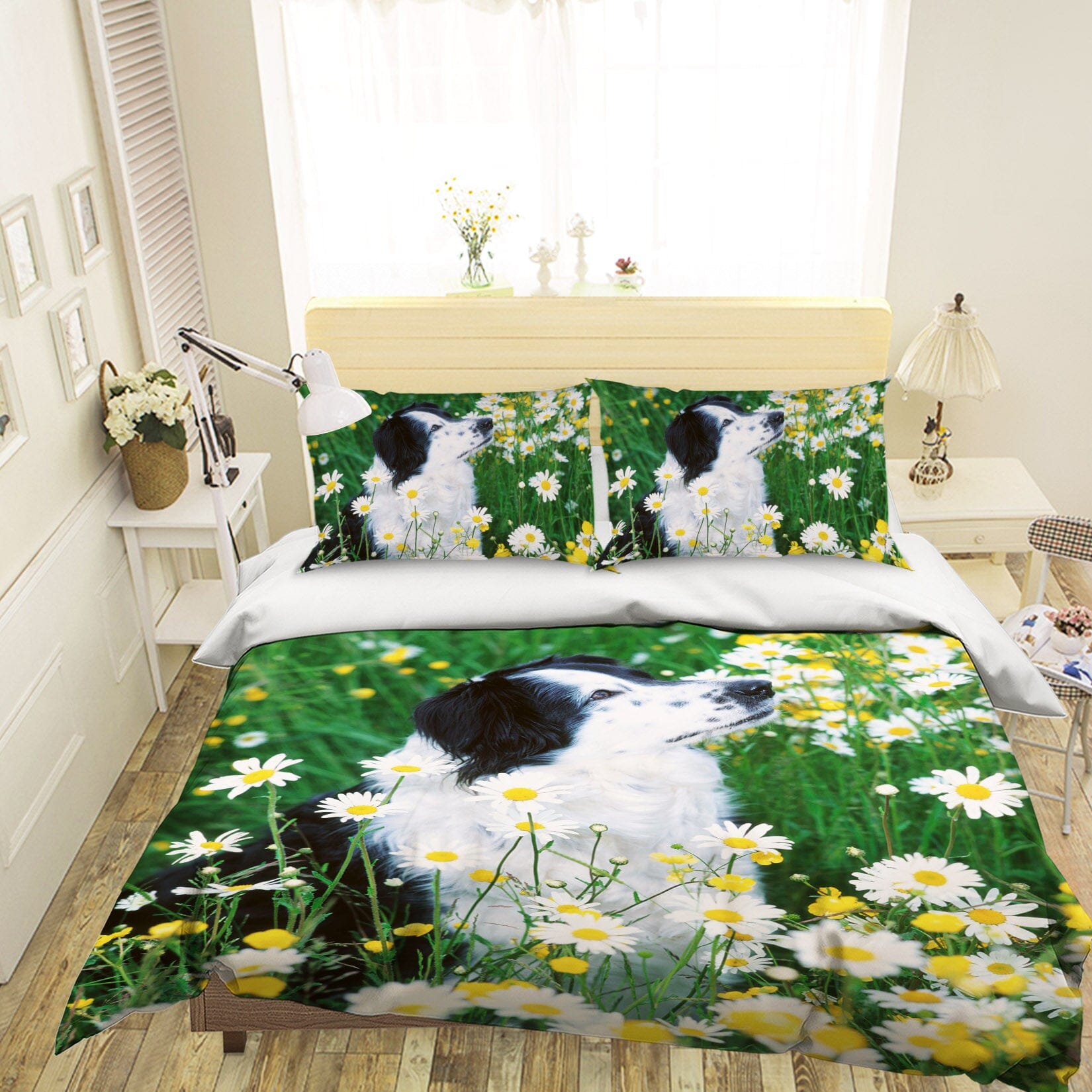 3D Fresh Chrysanthemum 1901 Bed Pillowcases Quilt Quiet Covers AJ Creativity Home 