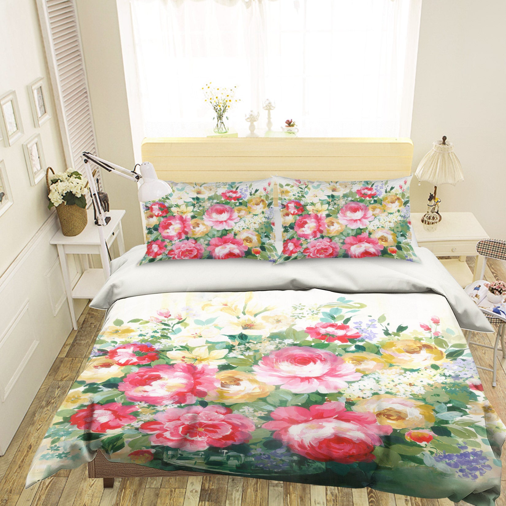 3D Flower Bush 16165 Bed Pillowcases Quilt