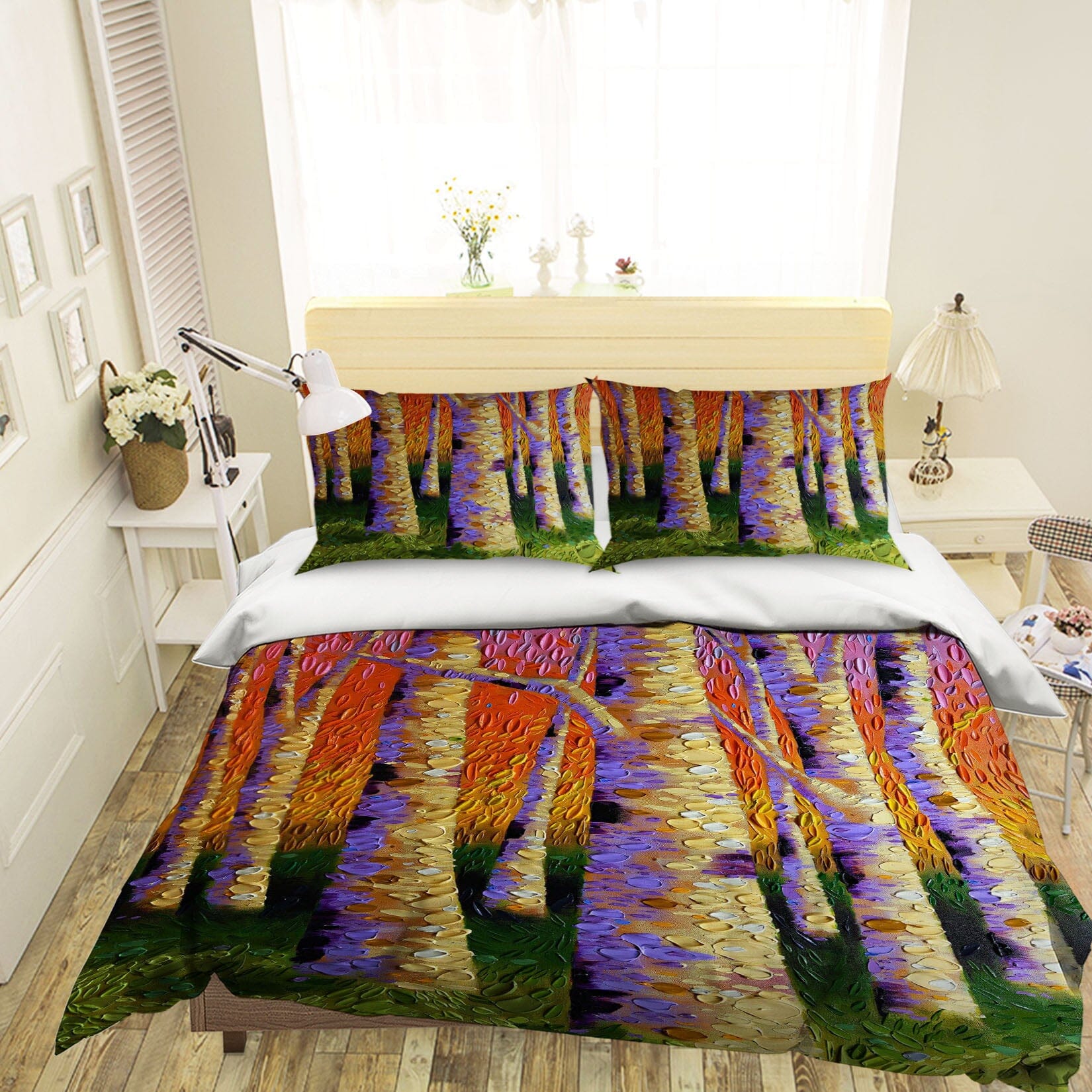 3D Rainbow Connection 2117 Dena Tollefson bedding Bed Pillowcases Quilt Quiet Covers AJ Creativity Home 