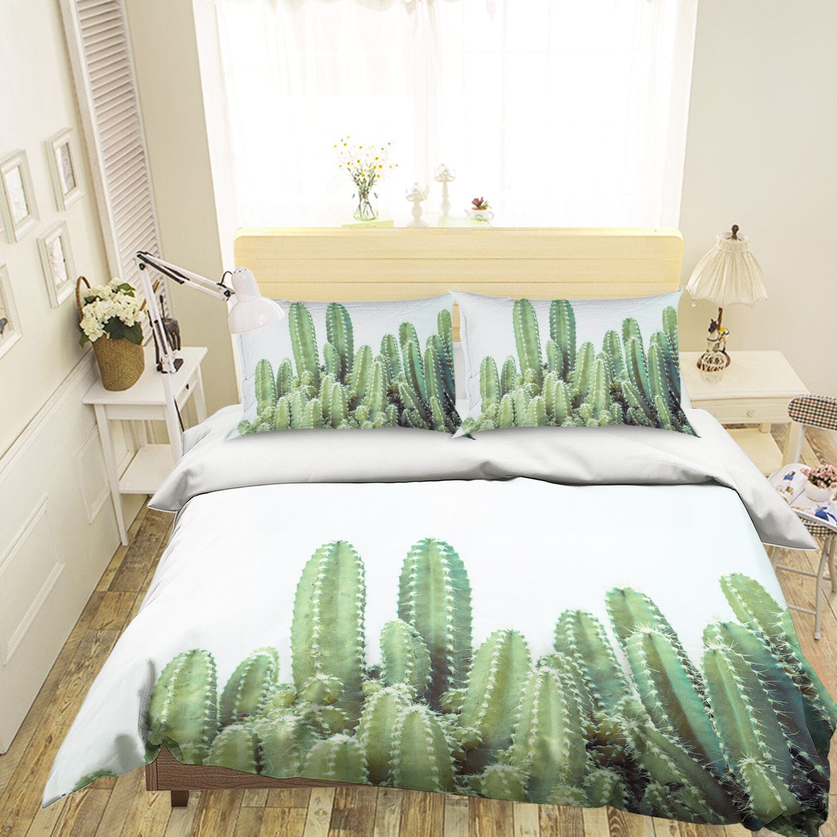 3D Green Cactus 2019 Assaf Frank Bedding Bed Pillowcases Quilt Quiet Covers AJ Creativity Home 
