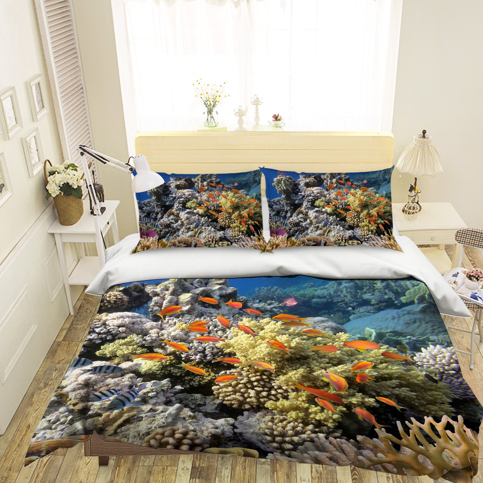 3D Coral 21013 Bed Pillowcases Quilt