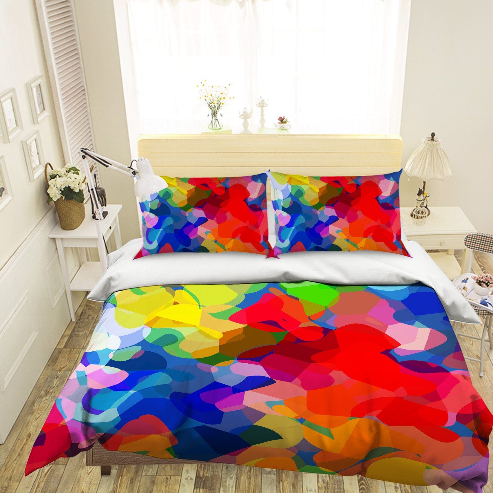 3D Color Pattern 2009 Shandra Smith Bedding Bed Pillowcases Quilt Quiet Covers AJ Creativity Home 