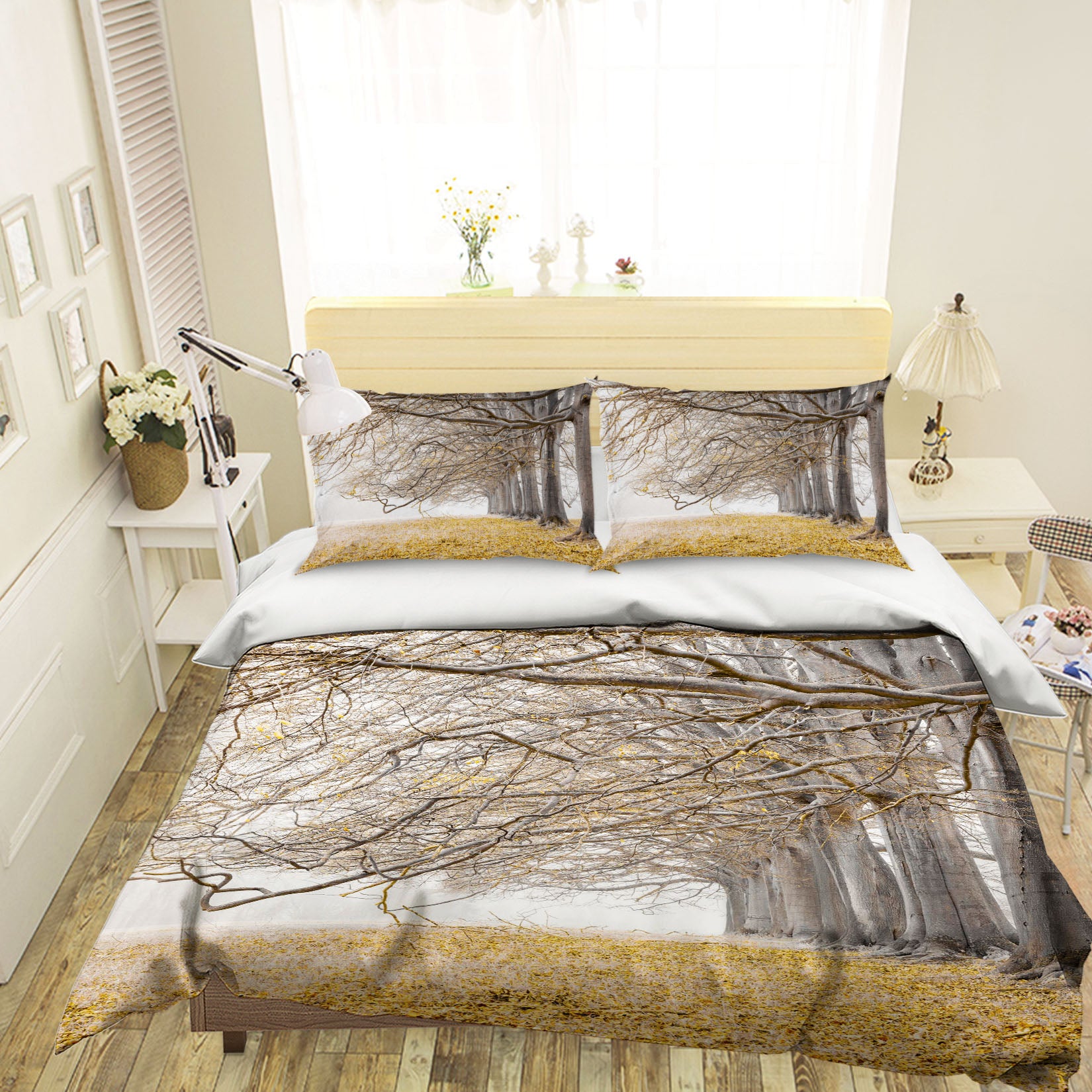 3D Fallen Leaves 7165 Assaf Frank Bedding Bed Pillowcases Quilt Cover Duvet Cover