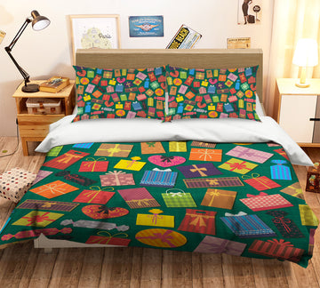 3D Gift Boxes 13117 Bed Pillowcases Quilt