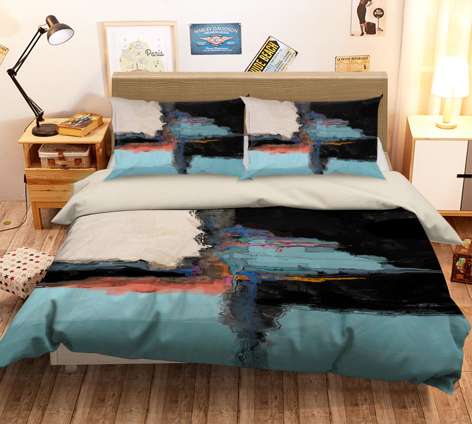 3D Ink Graffiti 2018 Michael Tienhaara Bedding Bed Pillowcases Quilt Quiet Covers AJ Creativity Home 