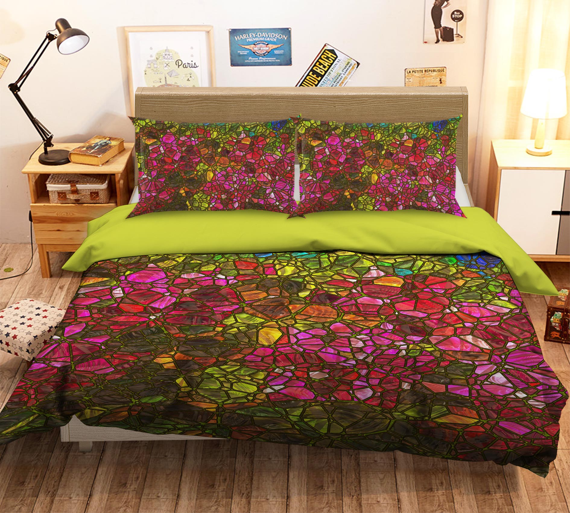 3D Flowers 14013 Bed Pillowcases Quilt