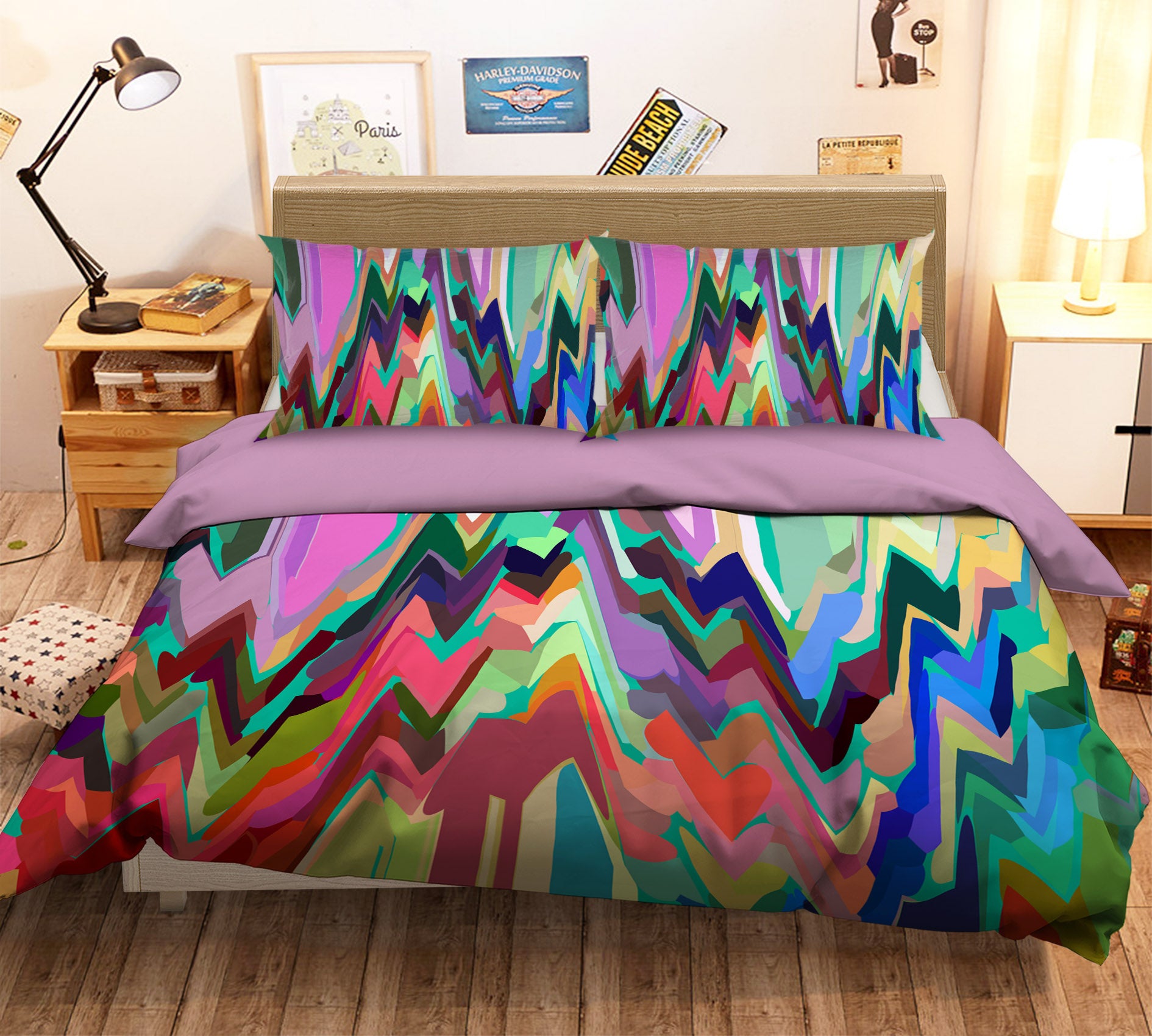 3D Colored 70031 Shandra Smith Bedding Bed Pillowcases Quilt