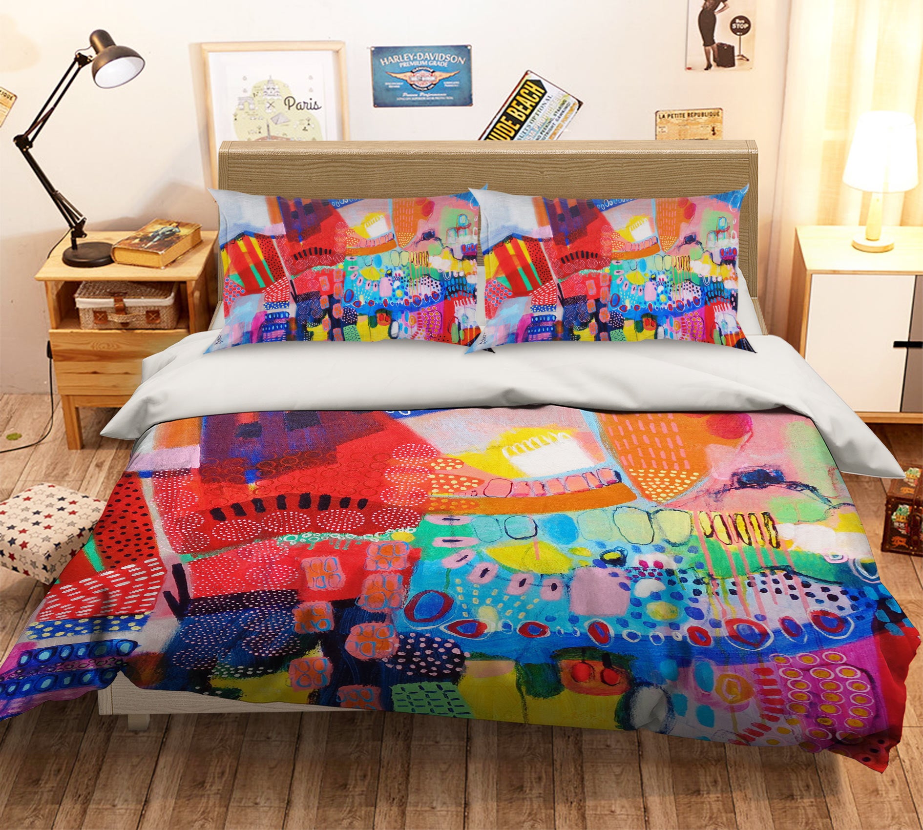 3D Cartoon Drawing 1209 Misako Chida Bedding Bed Pillowcases Quilt Cover Duvet Cover